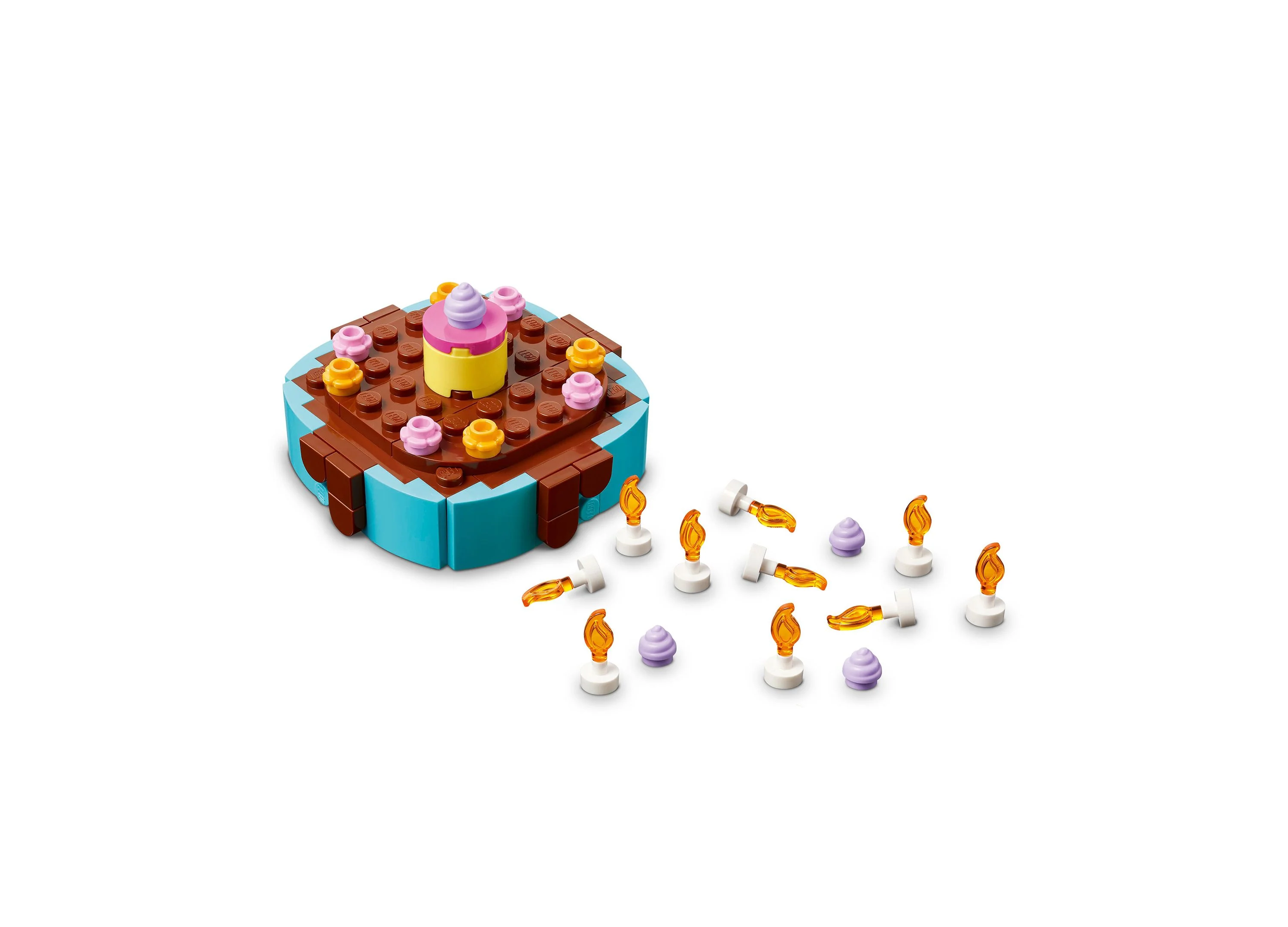 LEGO Birthday Party Cake Building Set 219 Pieces - Image 2