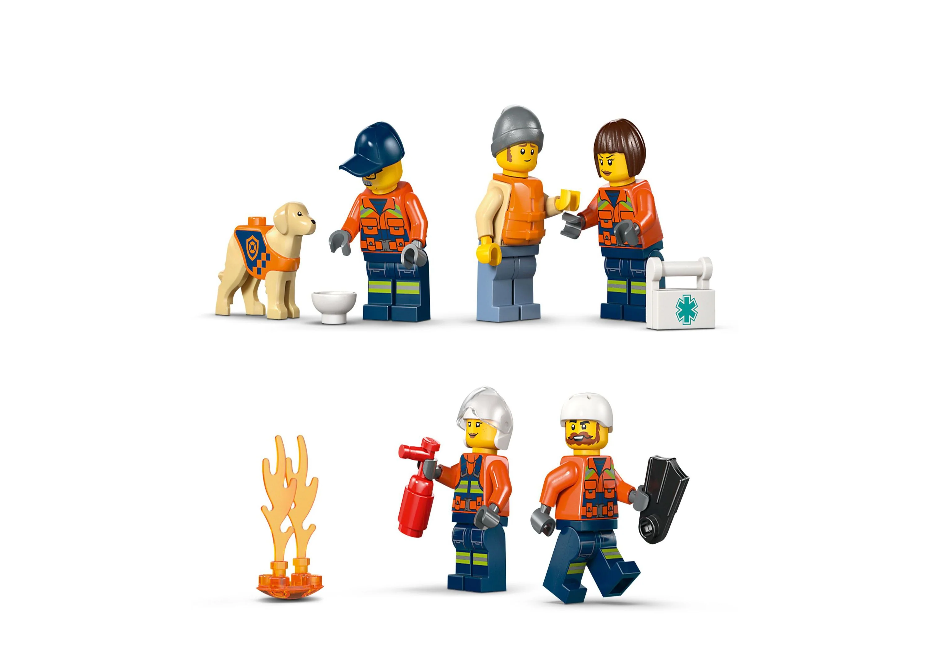 LEGO City Coast Guard 742-Piece Rescue Boat & Helicopter Set - 60504 - Image 6