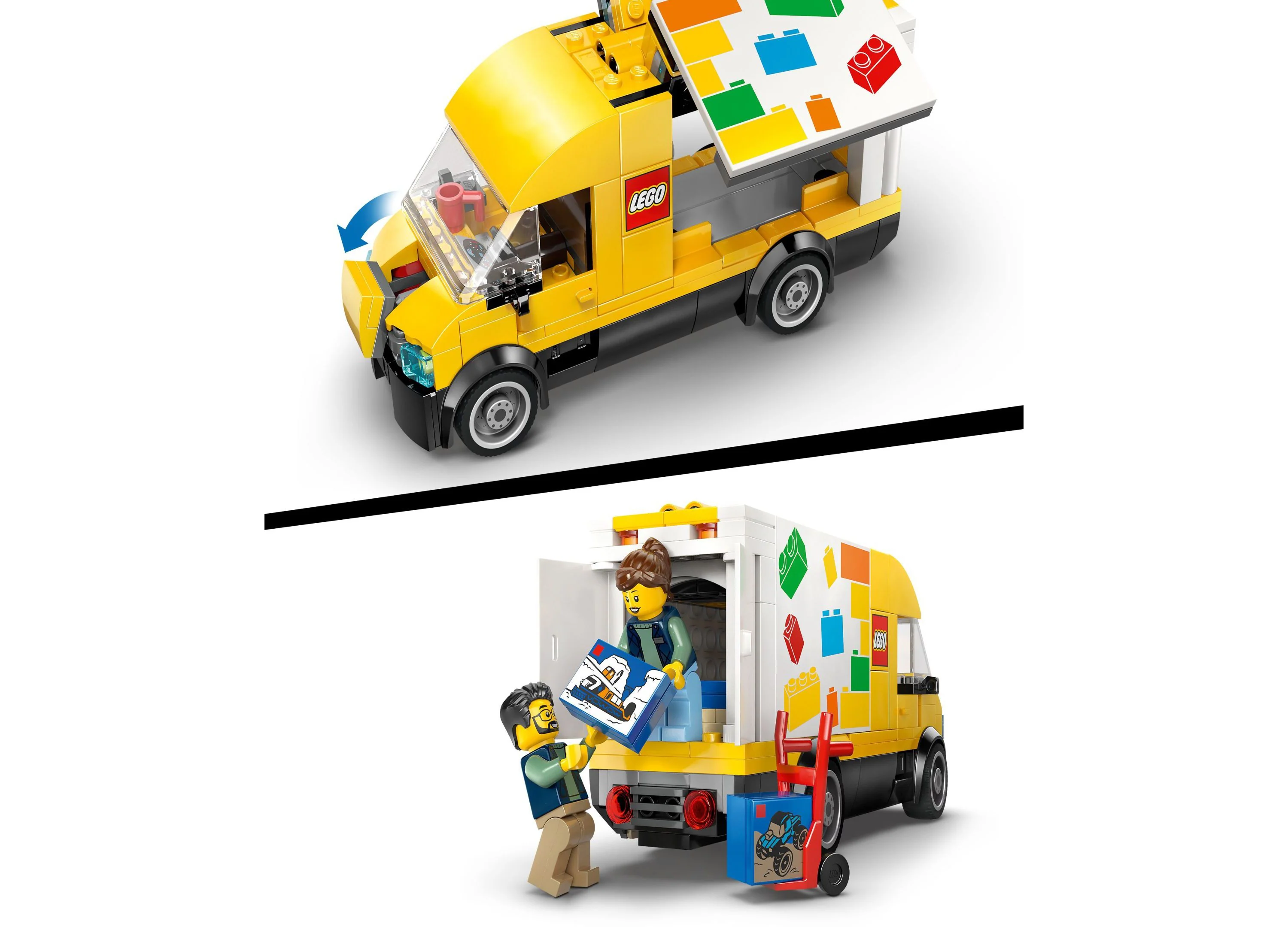 LEGO City Iconic Delivery Van Building Set 276 Pieces - 60500 - Image 4