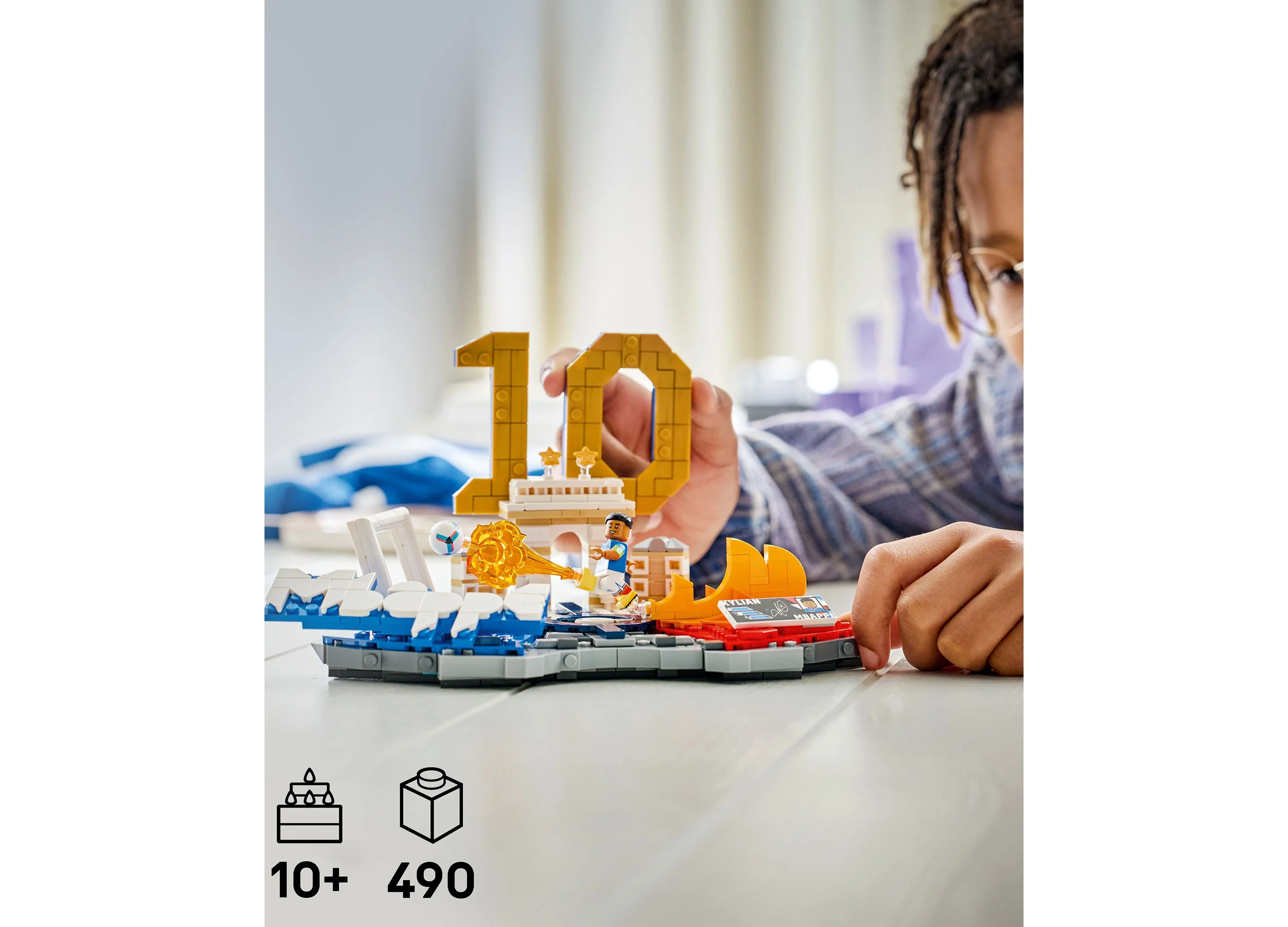 LEGO Editions Kylian Mbappé Soccer Highlights Building Set - 490 Pieces - Image 2