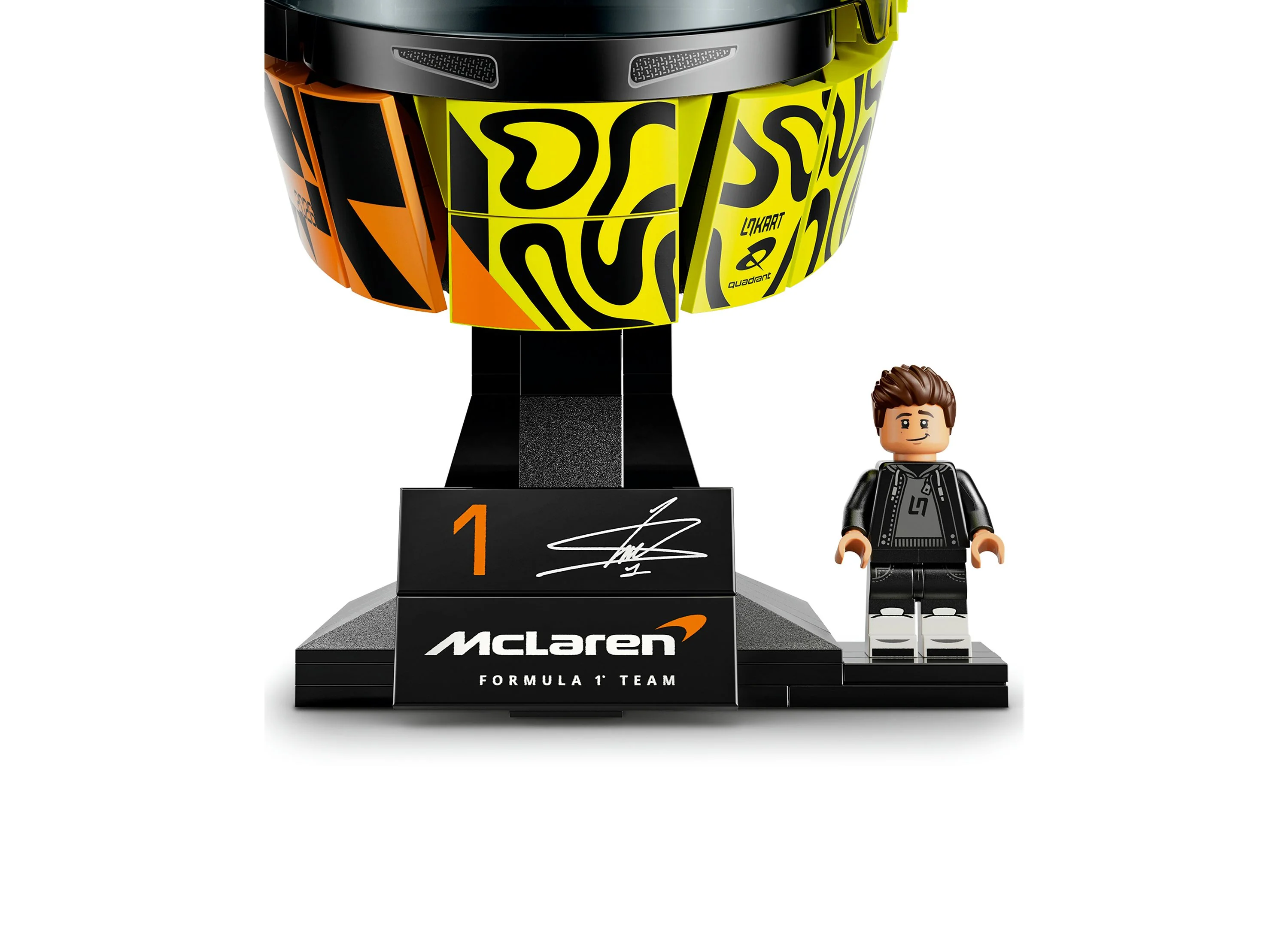 LEGO Editions McLaren F1 Team Lando Norris Helmet 793-Piece Collector's Building Set - Image 4