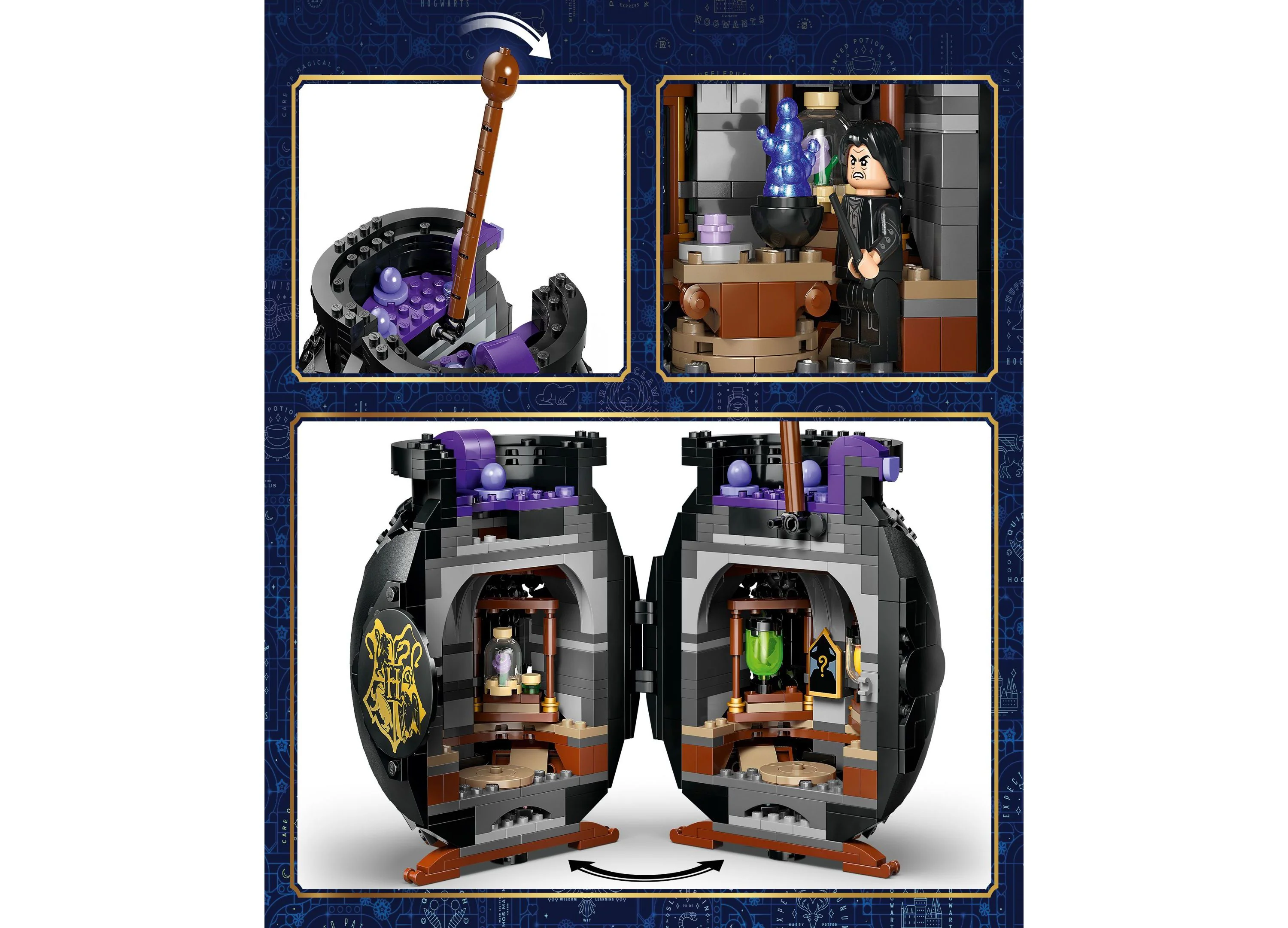 LEGO Harry Potter 652-Piece Secret Potions Classroom Building Kit - 76464 - Image 2