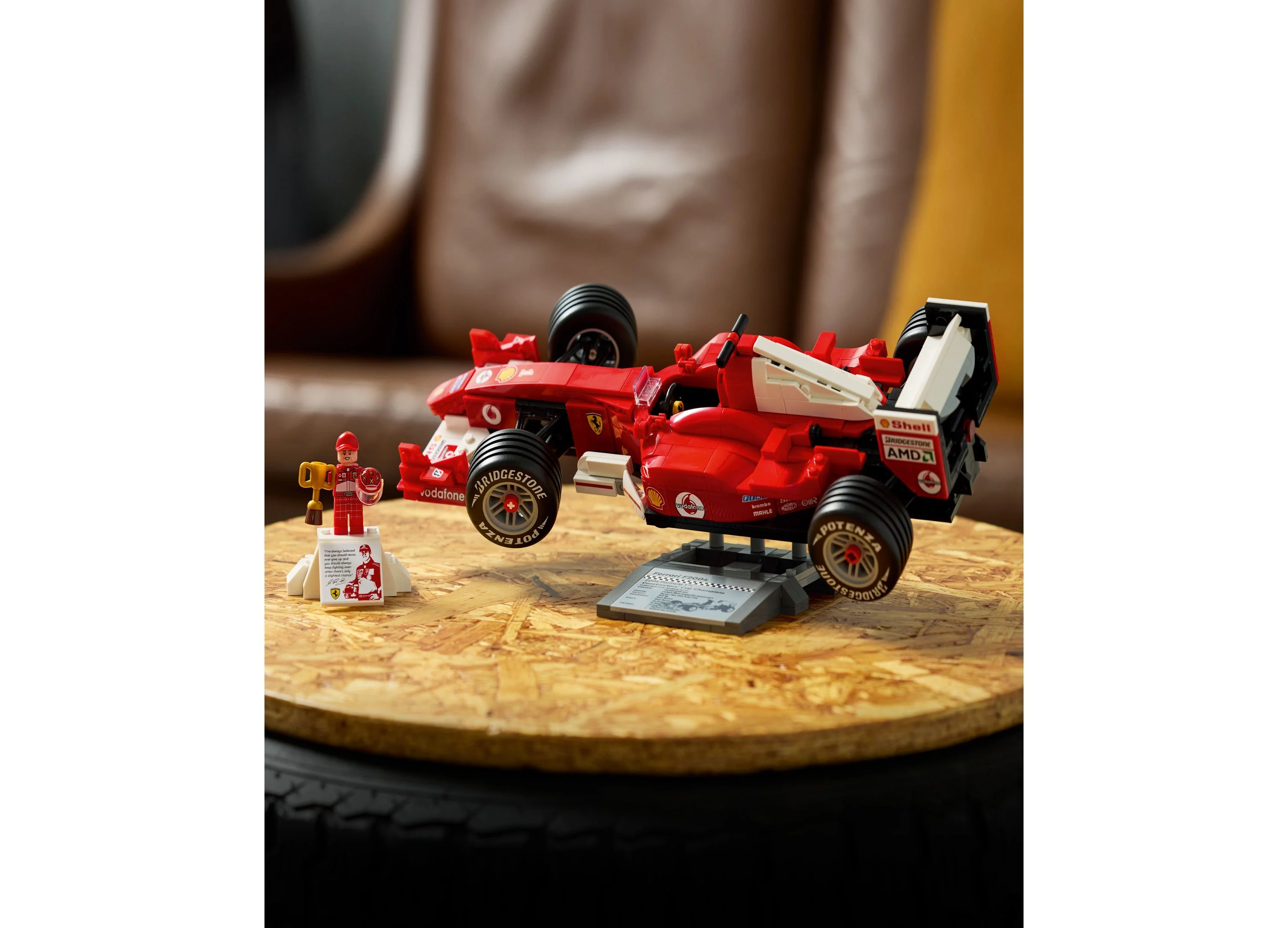 LEGO® Icons Ferrari F2004 Michael Schumacher F1 Car Model Building Set, 11375 - Image 5