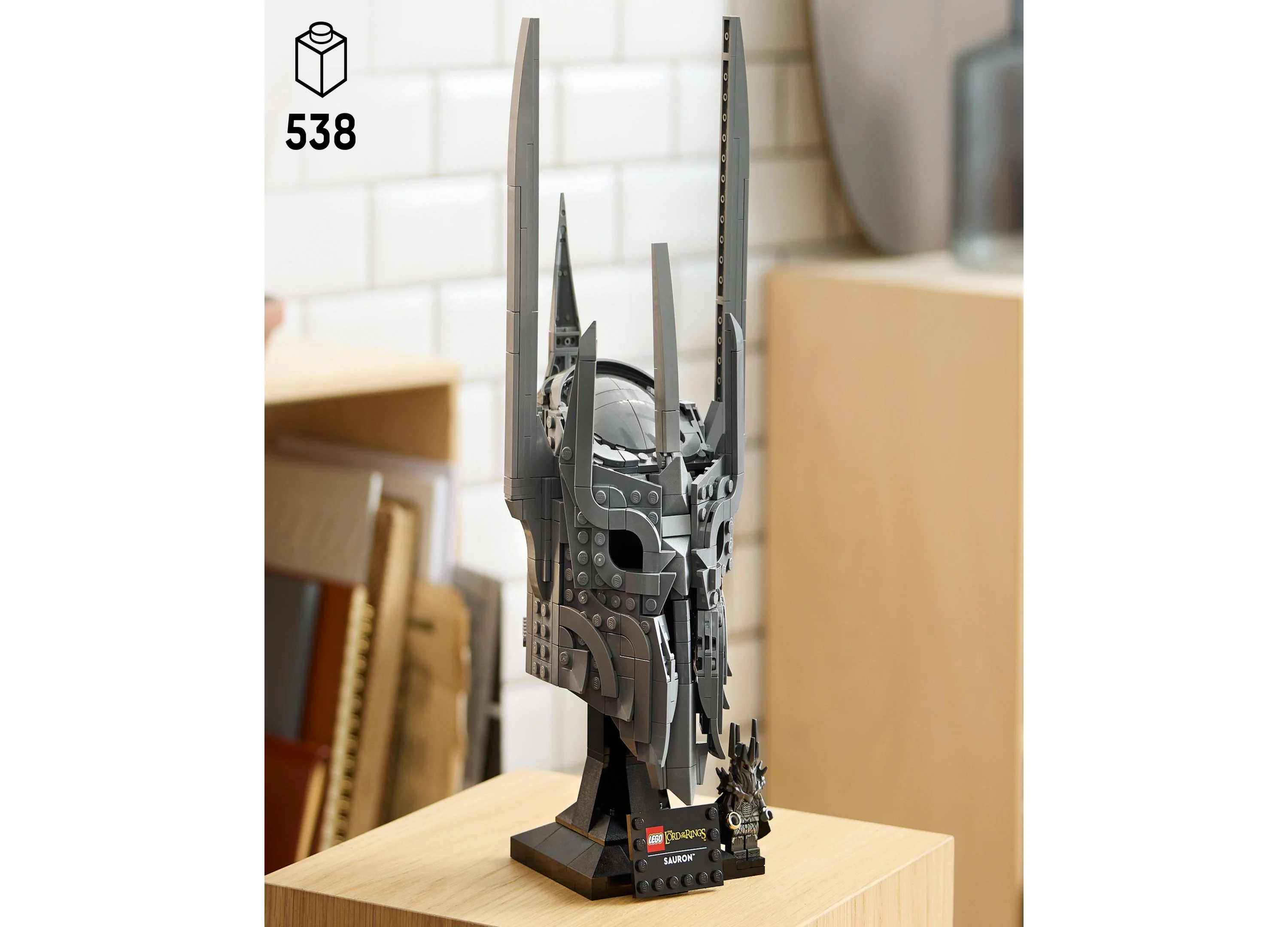 LEGO® Icons Sauron’s Helmet Display Model Kit, 11373 - Image 6