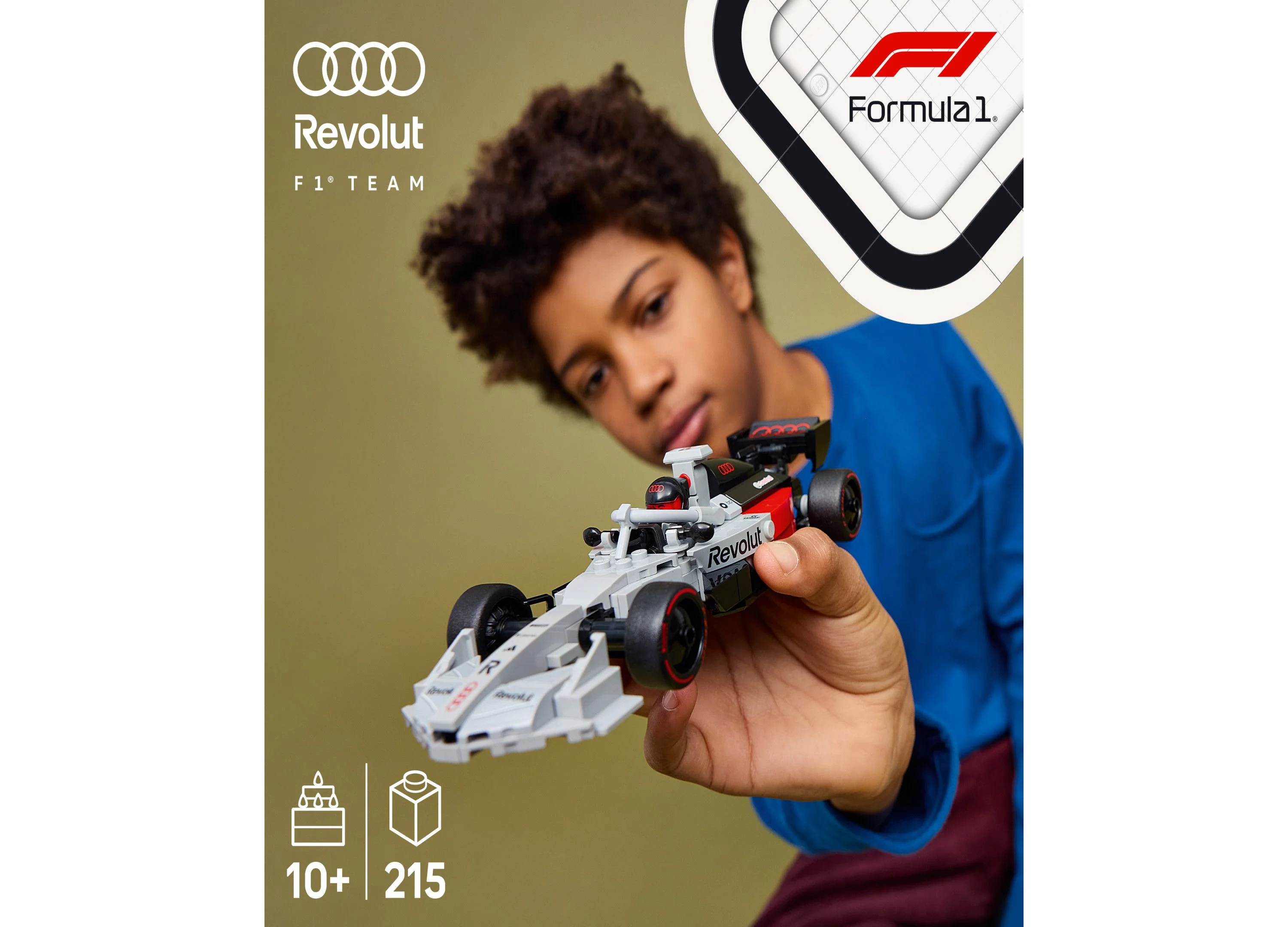 LEGO® Speed Champions Audi R26 F1® Race Car Toy Building Kit, 77259 - Image 6