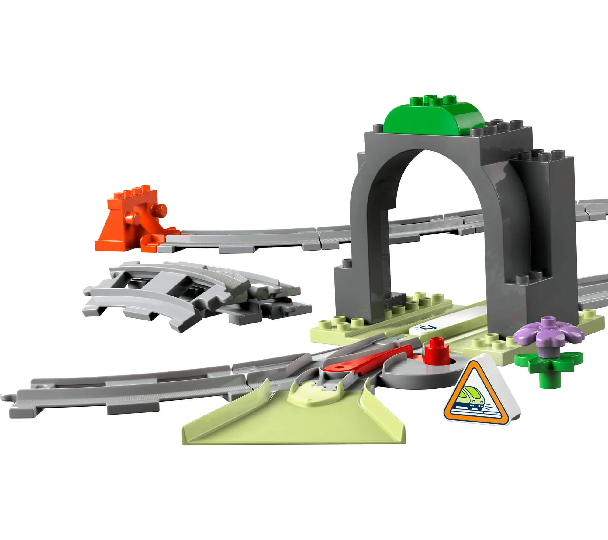 LEGO DUPLO Town Train Tunnel and Tracks Expansion Set 10425 - Image 3