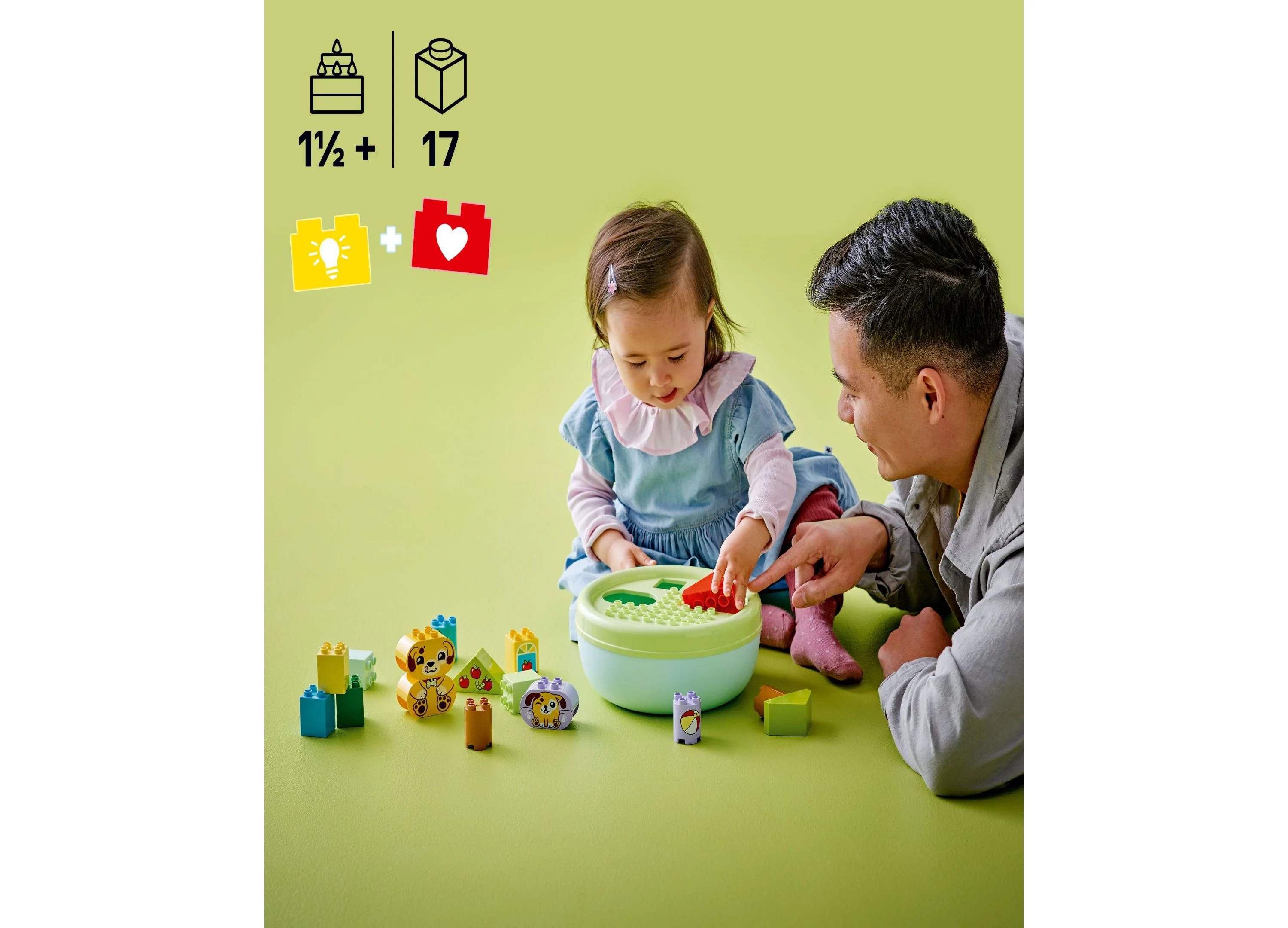LEGO DUPLO Puppy House Shape Sorter 10441 Building Set - 17 Pieces - Image 4