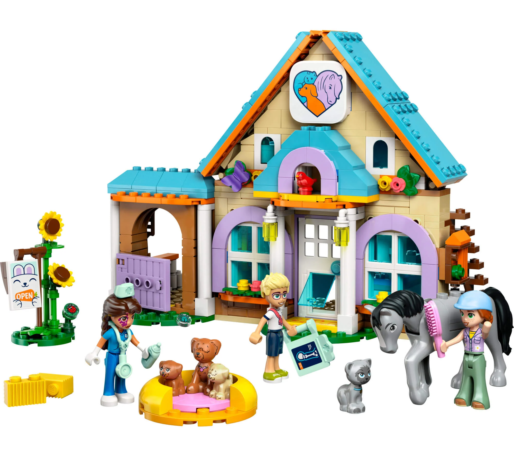 LEGO Friends 428-Piece Horse and Pet Vet Clinic Playset - Image 3