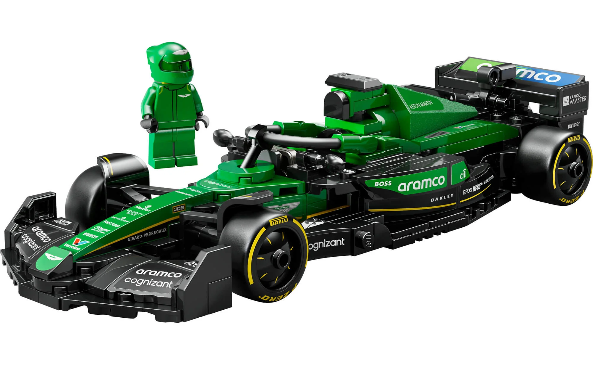 LEGO Speed Champions Aston Martin Aramco F1 AMR24 Race Car Set - 269 Piece - Image 3