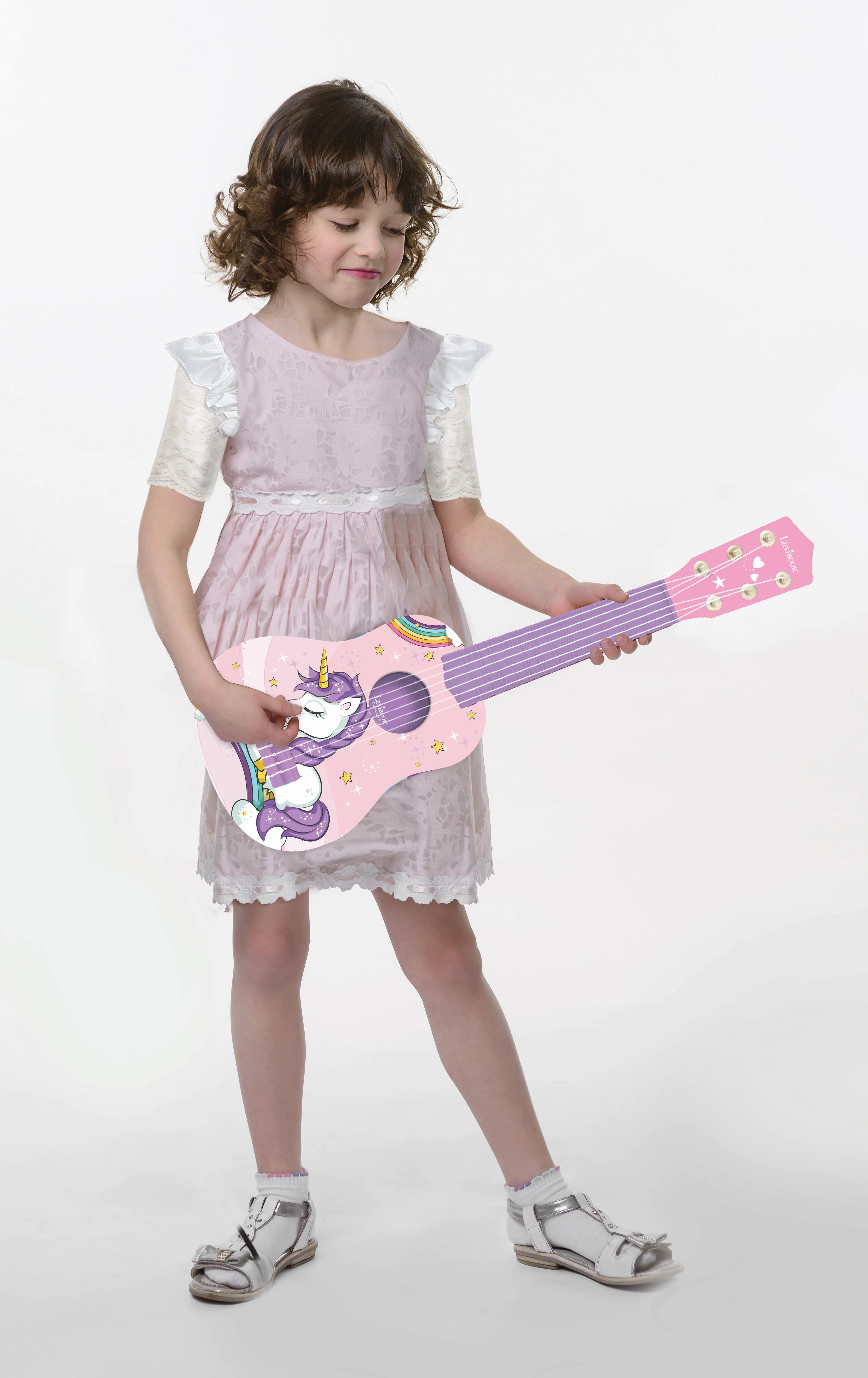 LEXIBOOK Unicorn-Themed My First Guitar 21"/53 cm - Image 5