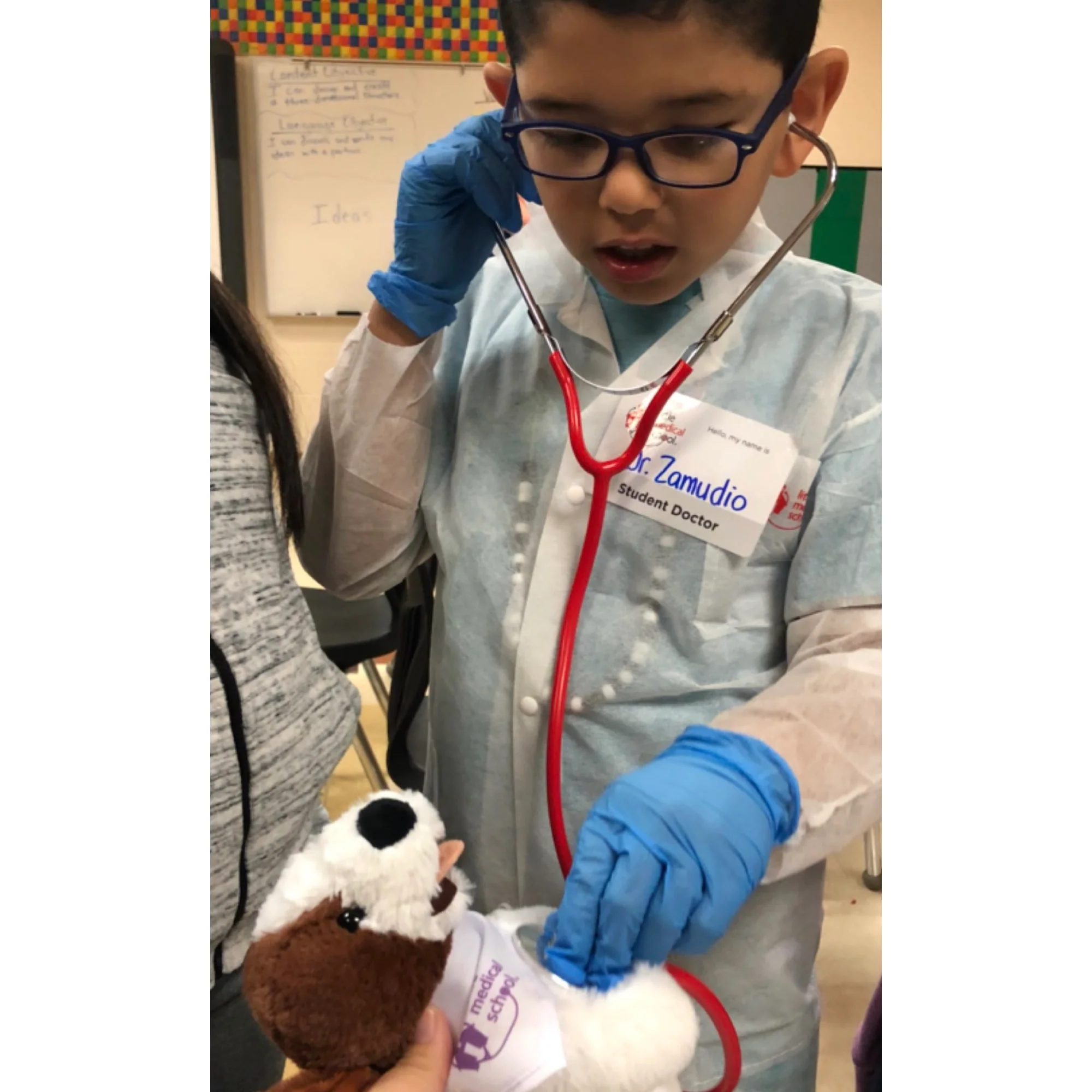 Little Medical School Child-Sized Blue Stethoscope - Image 2