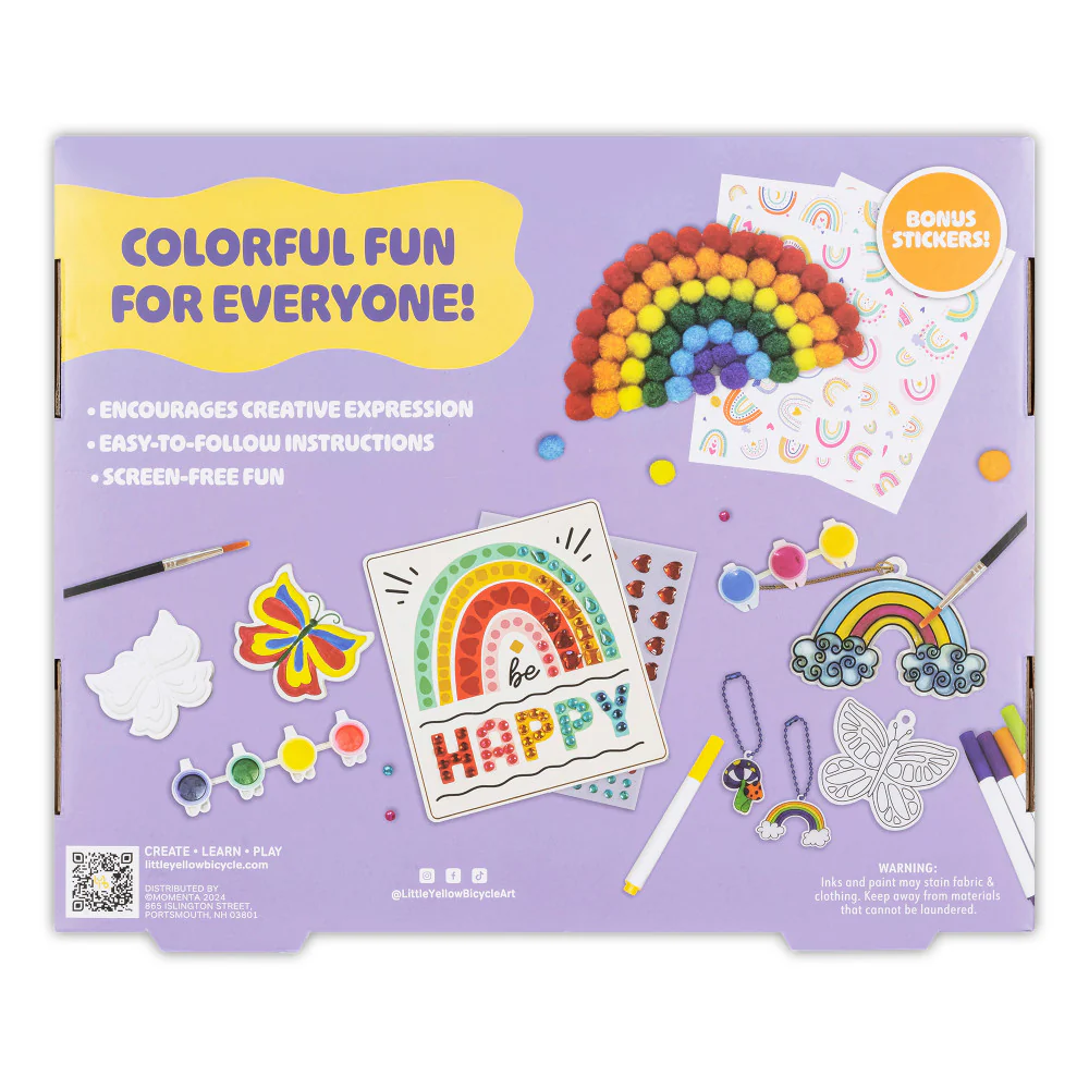 Little Yellow Bicycle Rainbow Explorer 5-in-1 Craft Kit - Colorful - Image 2