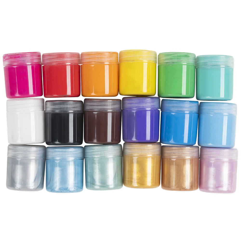 Little Yellow Bicycle Kids' Tempera Paint Kit - 18 Vibrant Colors - Image 2