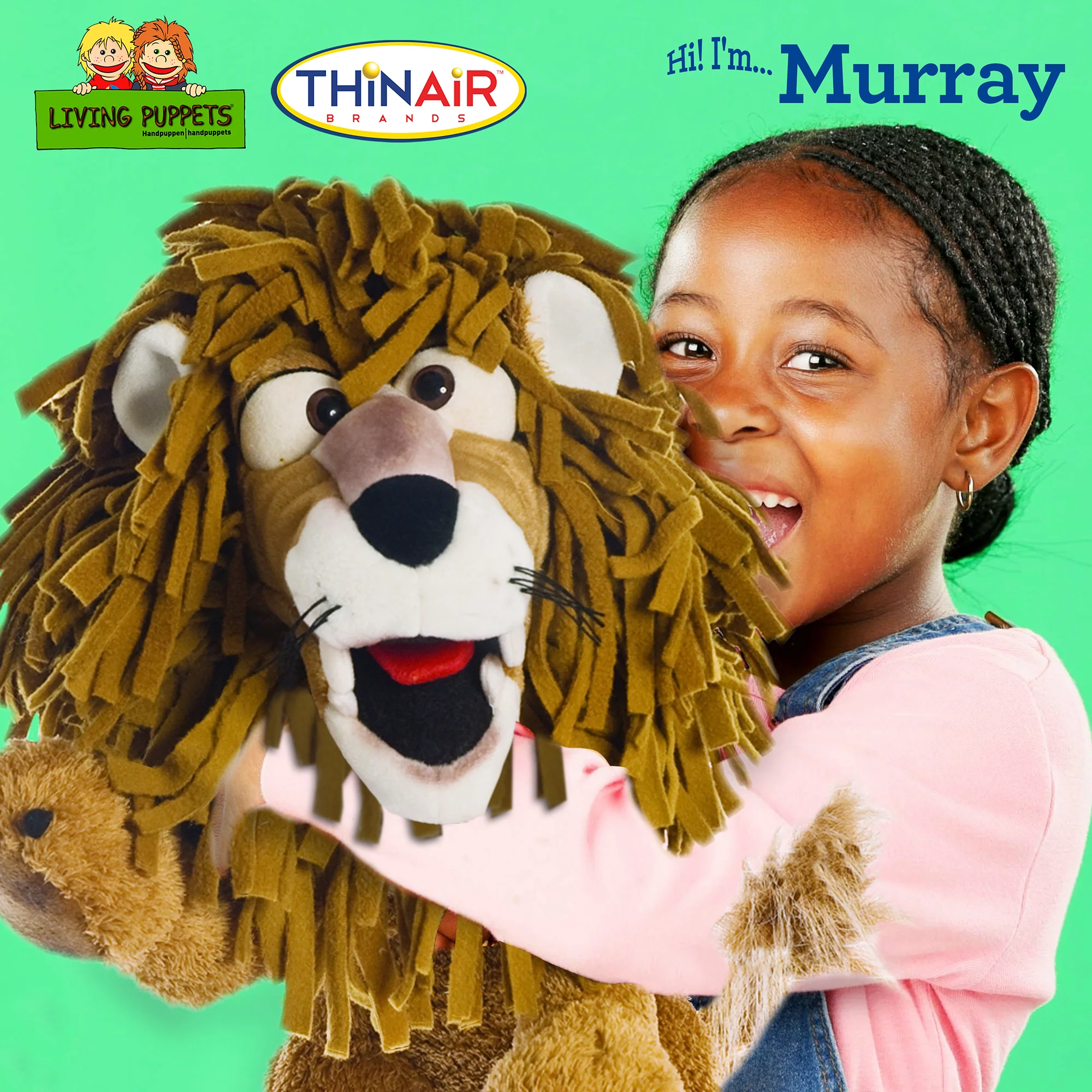 Living Puppets Handmade Murray The Lion Plush Hand Puppet - Soft Play Companion For Kids 3+ - Image 3