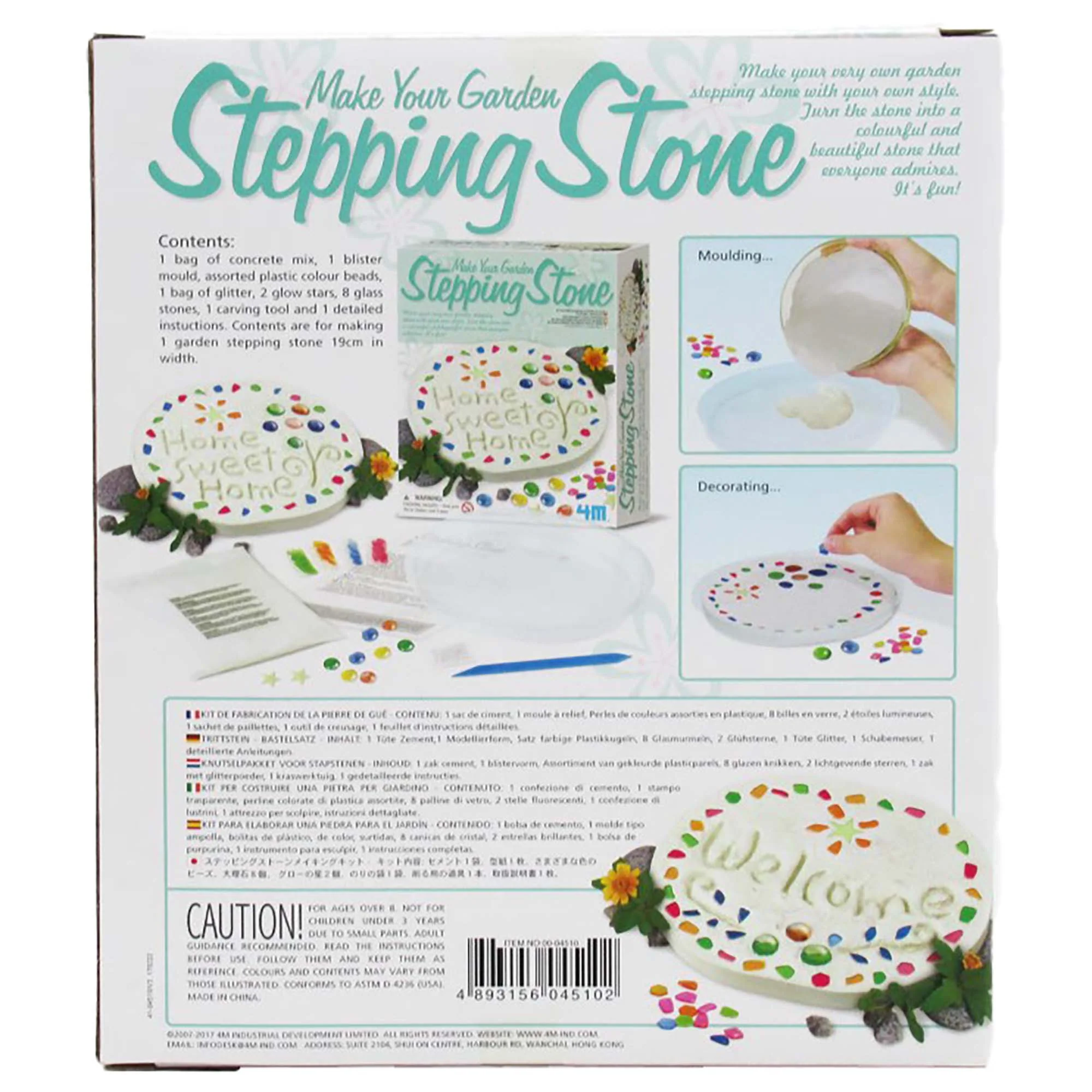4M Make Your Garden Stepping Stone Craft Kit - Image 3