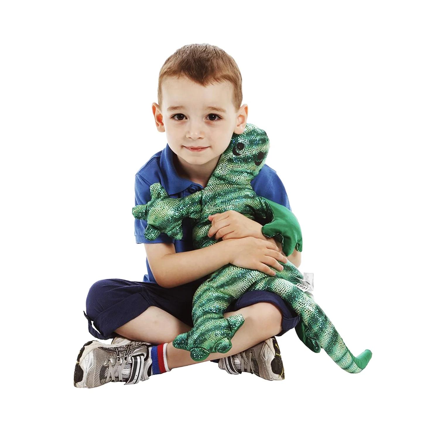 Manimo Weighted Plush Lizard - Engaging Green, 2 kg - Image 2