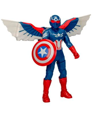 Marvel Avengers Captain America Brave New World Flight Mode Figure - Image 3
