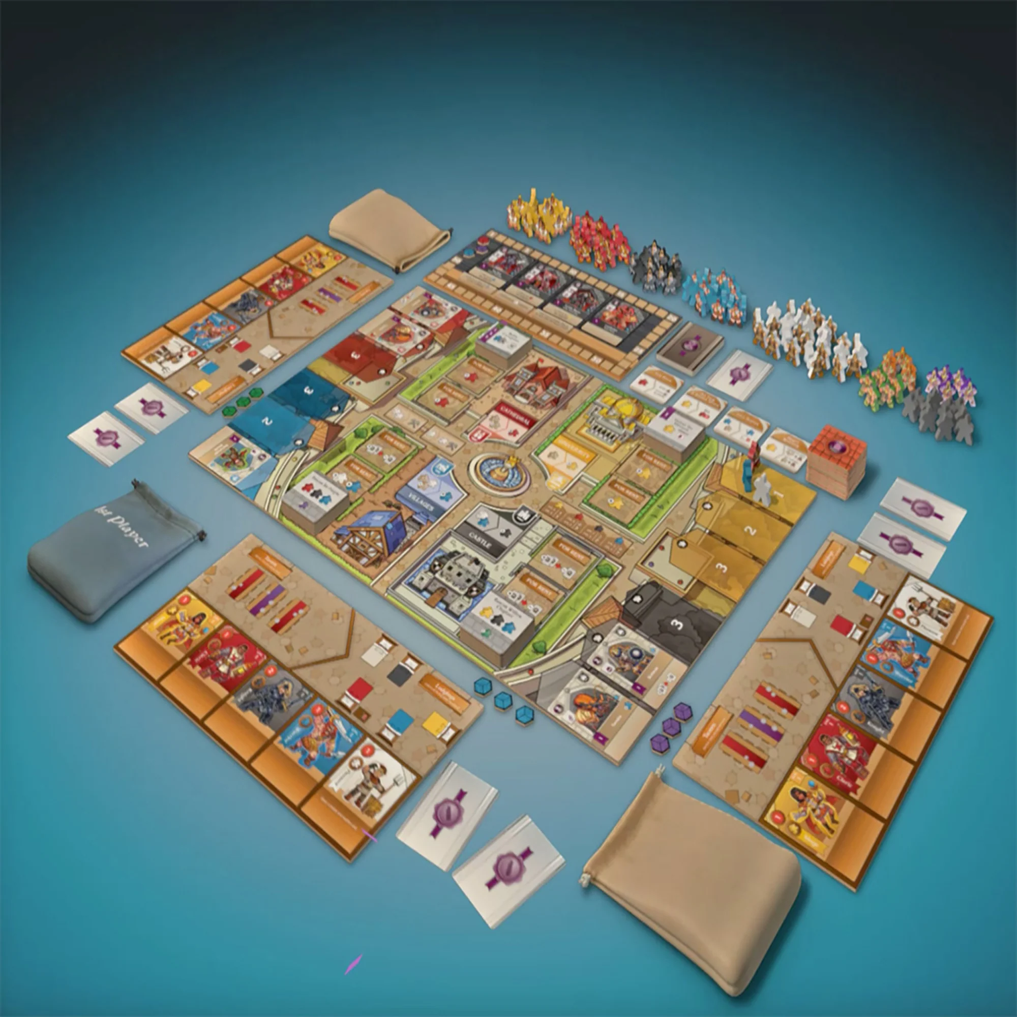 Meeples & Monsters Medieval Fantasy Board Game by AEG - Image 3