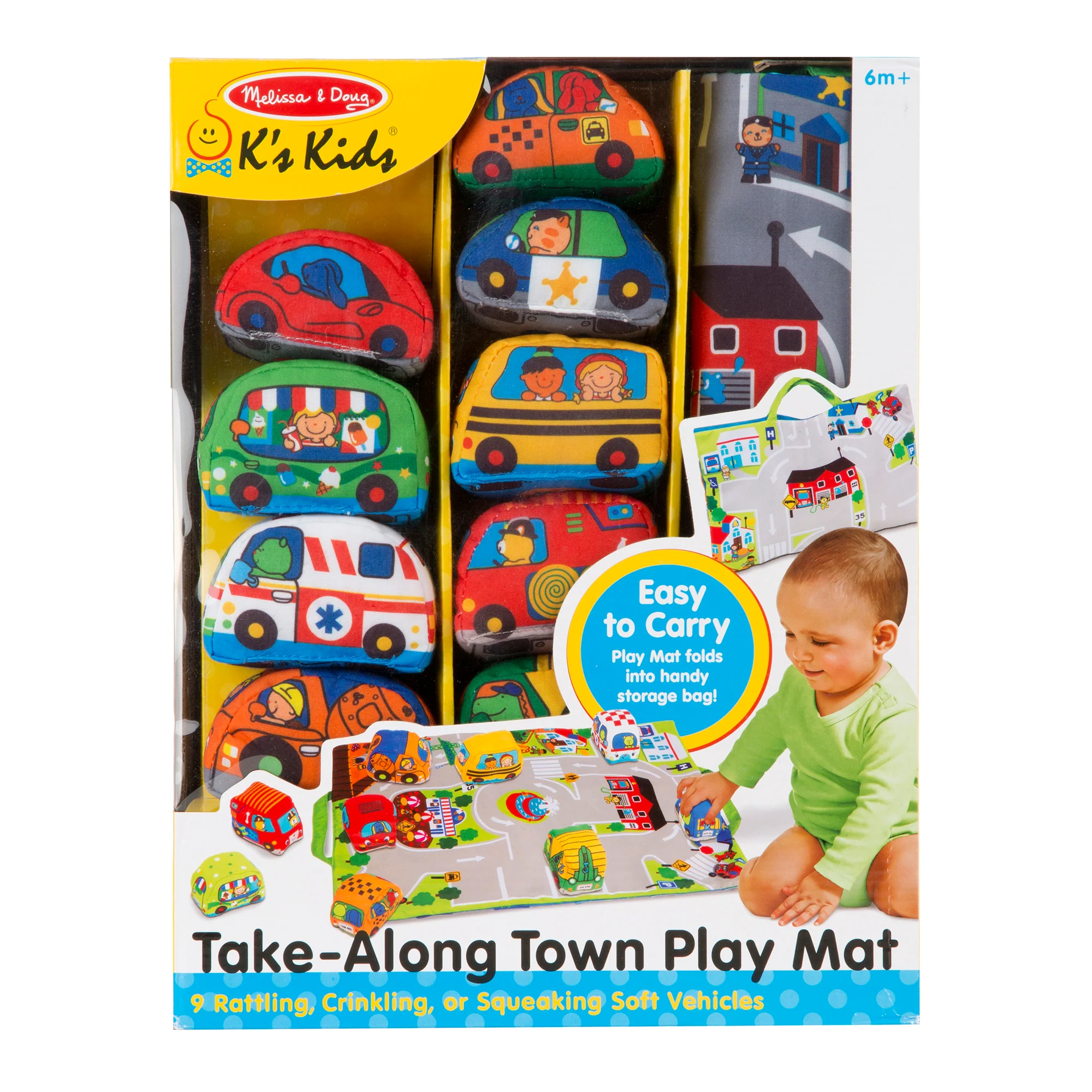 Melissa & Doug Take-Along Town Play Mat – Interactive Travel Toy - Image 2