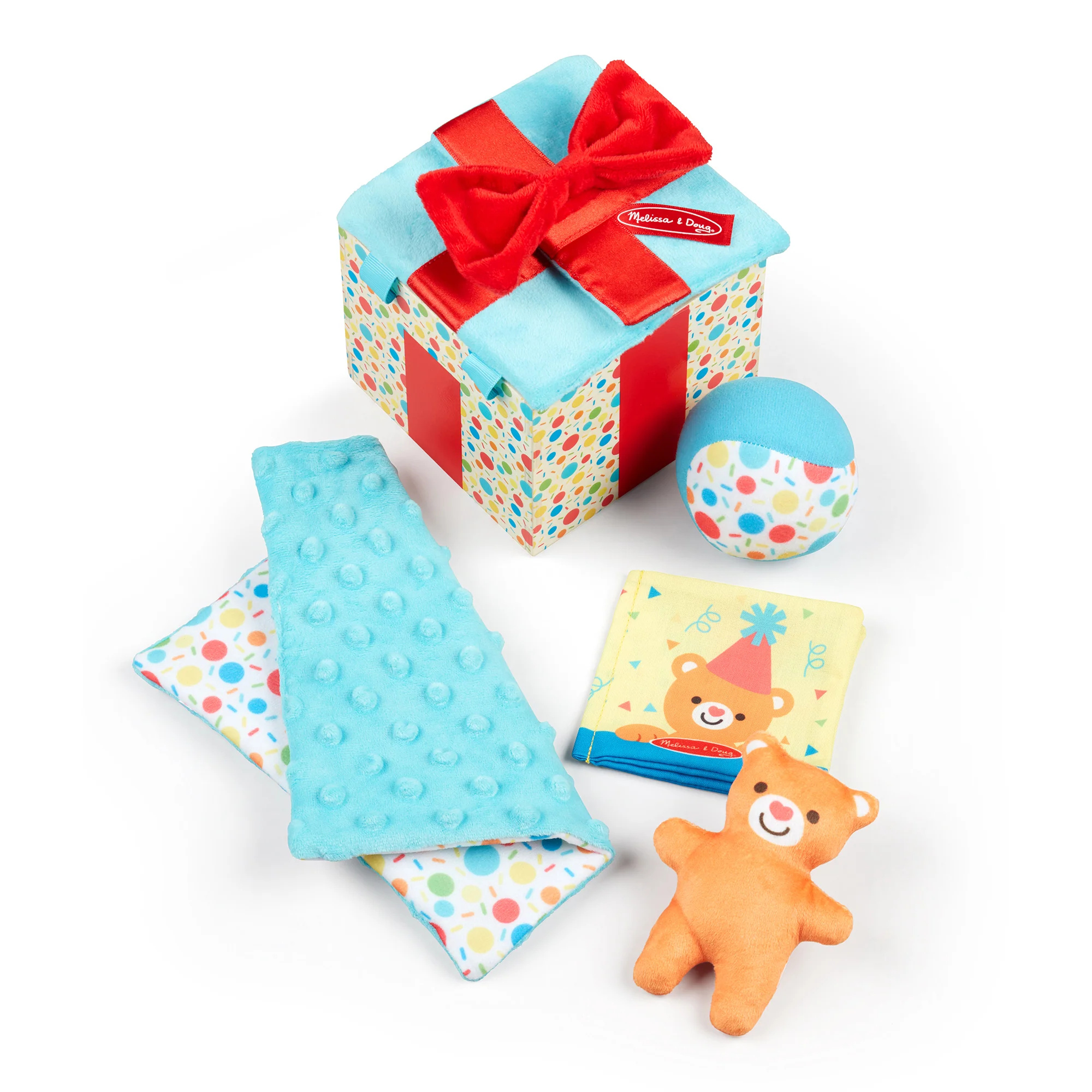 Melissa & Doug Wooden Surprise Gift Box – Interactive Sensory Toy - Image 2