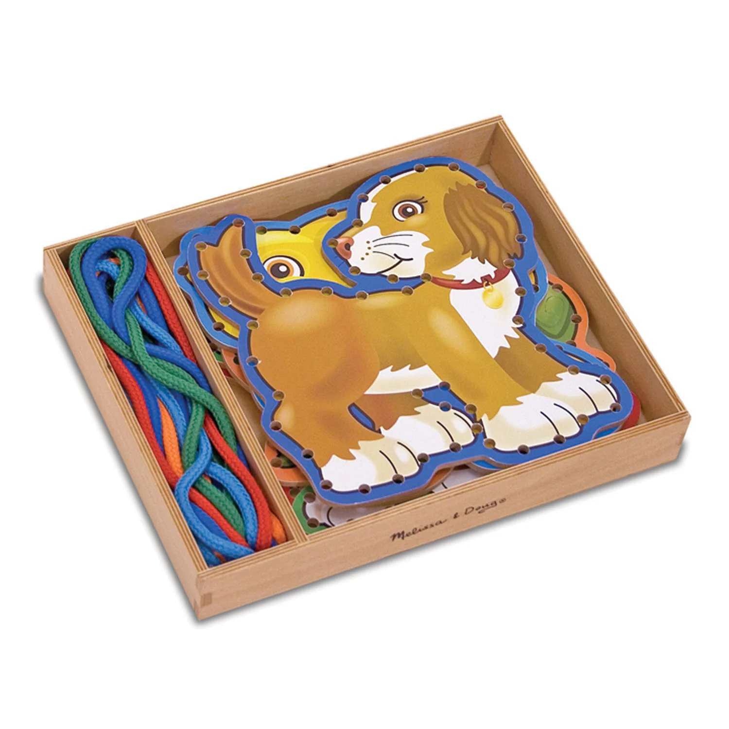 Melissa & Doug Lace & Trace Pets - Vibrant Animal-Themed Lacing Set - Image 3