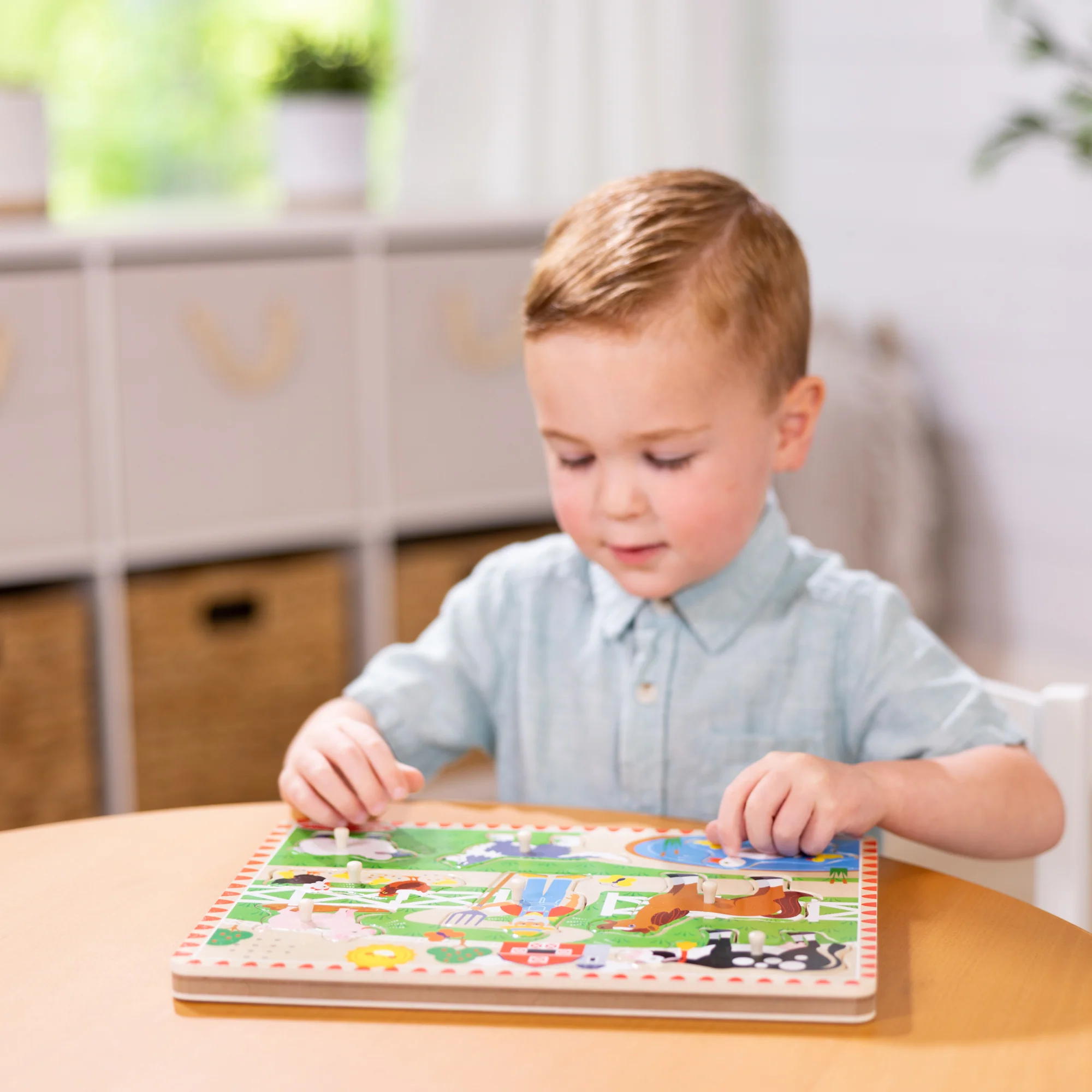 Melissa & Doug Old MacDonald's Farm Sound Puzzle - 8 Pieces - Image 6