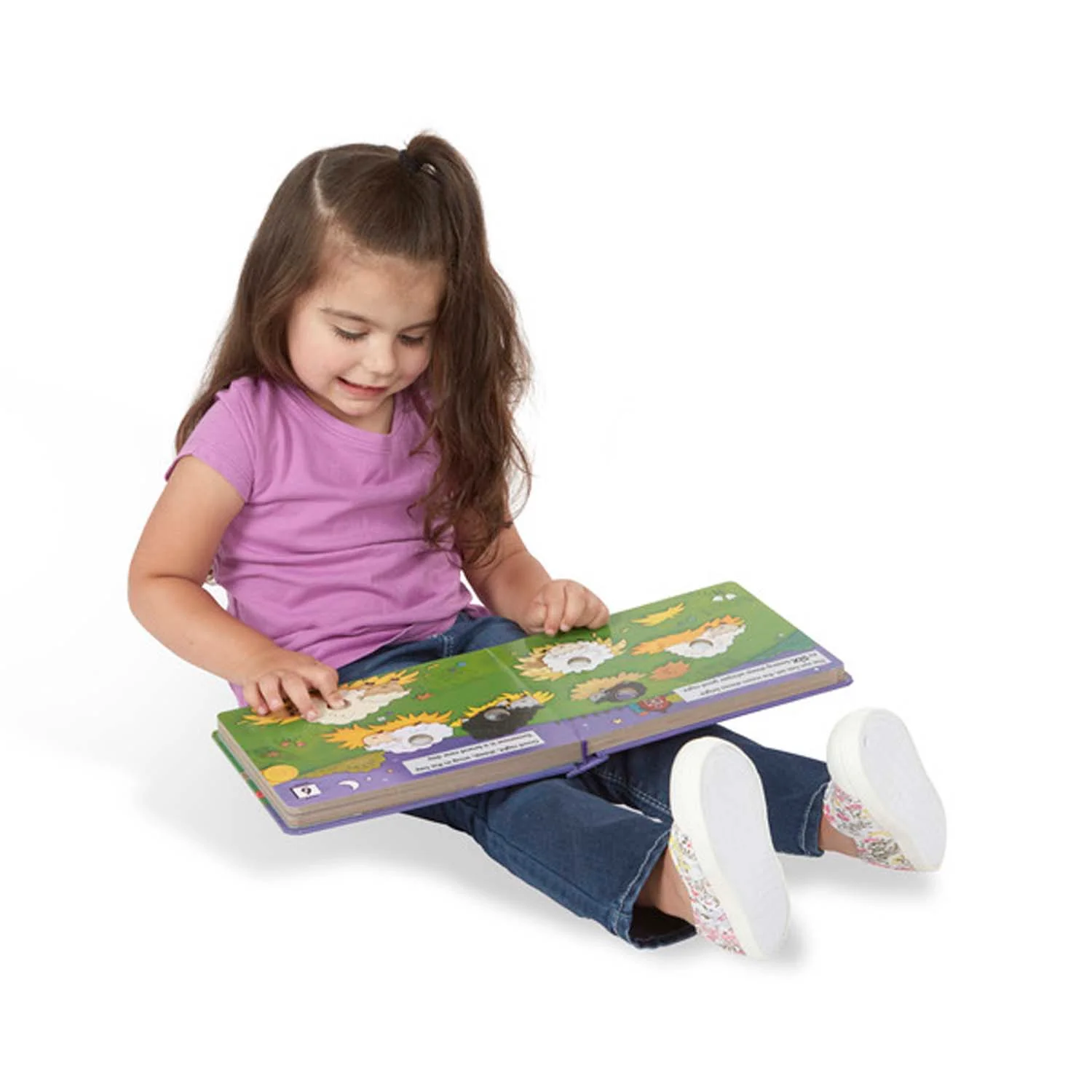 Melissa & Doug Poke-A-Dot! Good Night, Animals Board Book - Image 3