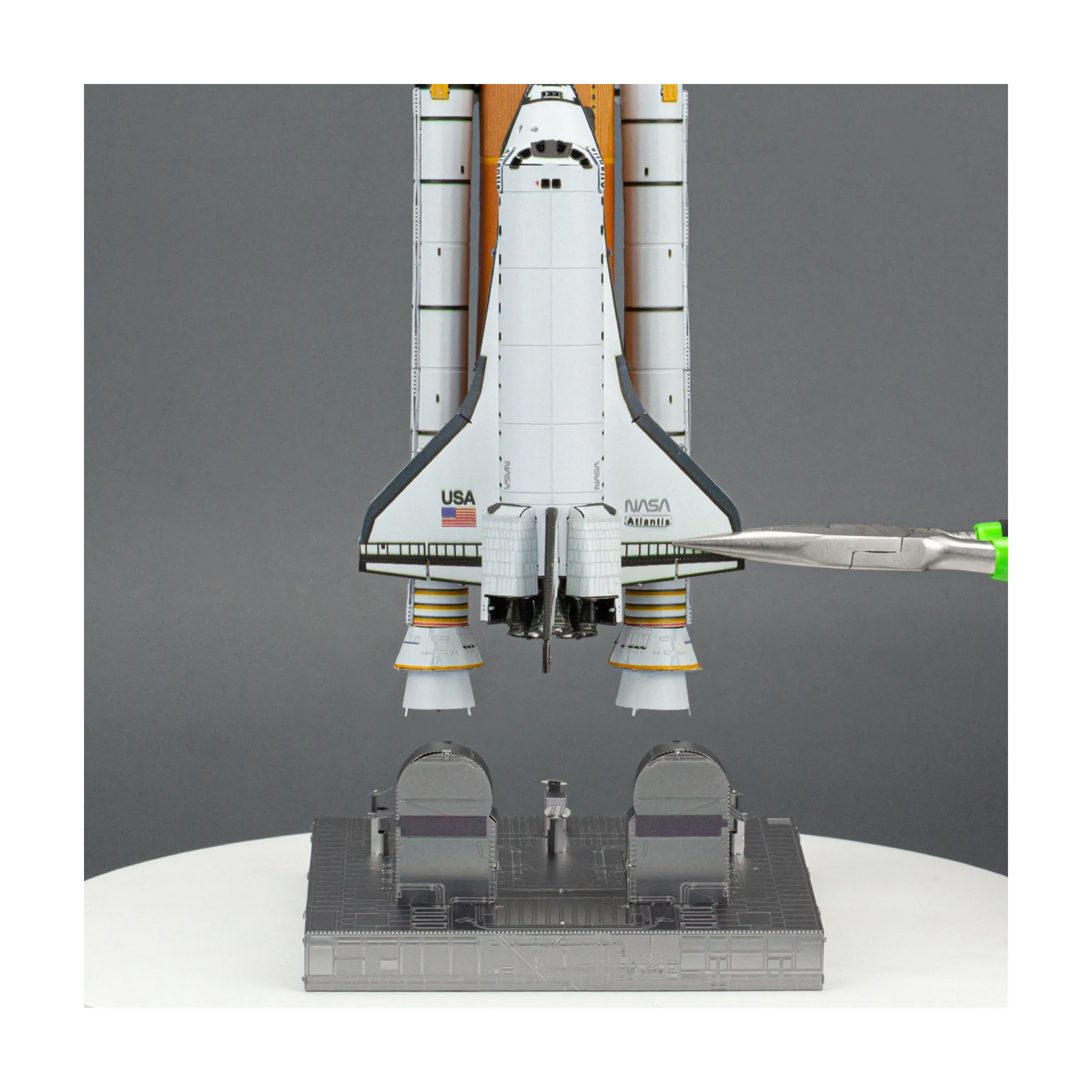 Metal Earth ICONX 3D Space Shuttle Launch Metal Model Kit - Image 4
