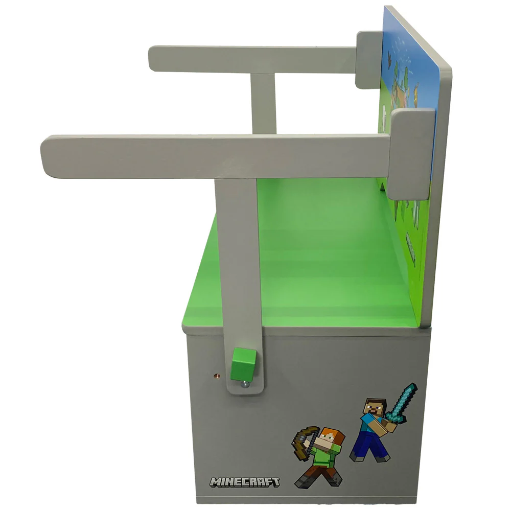Minecraft 2-In-1 Convertible Bench & Table - Magical Furniture Transformation - Image 4