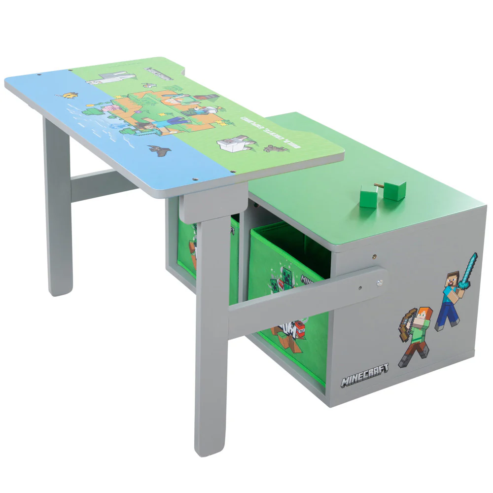 Minecraft 2-In-1 Convertible Bench & Table - Magical Furniture Transformation - Image 9