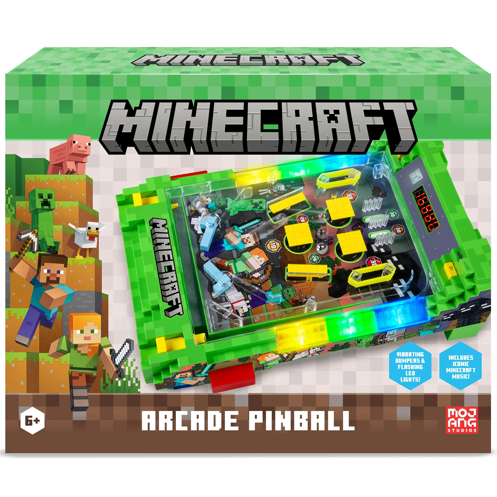 Minecraft Arcade Tabletop Pinball - Overworld