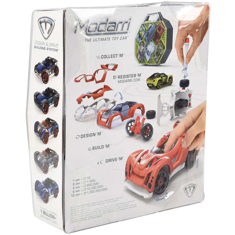 Modarri R1 Roadster Deluxe DIY Toy Car Kit - Interactive Building Fun for Kids 6+ - Image 7