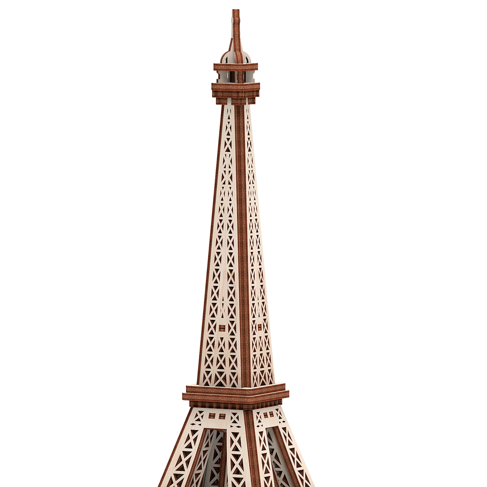 Mr.PLAYWOOD Eiffel Tower Wooden 3D Puzzle - Eco-Friendly STEM Building Kit - Image 3