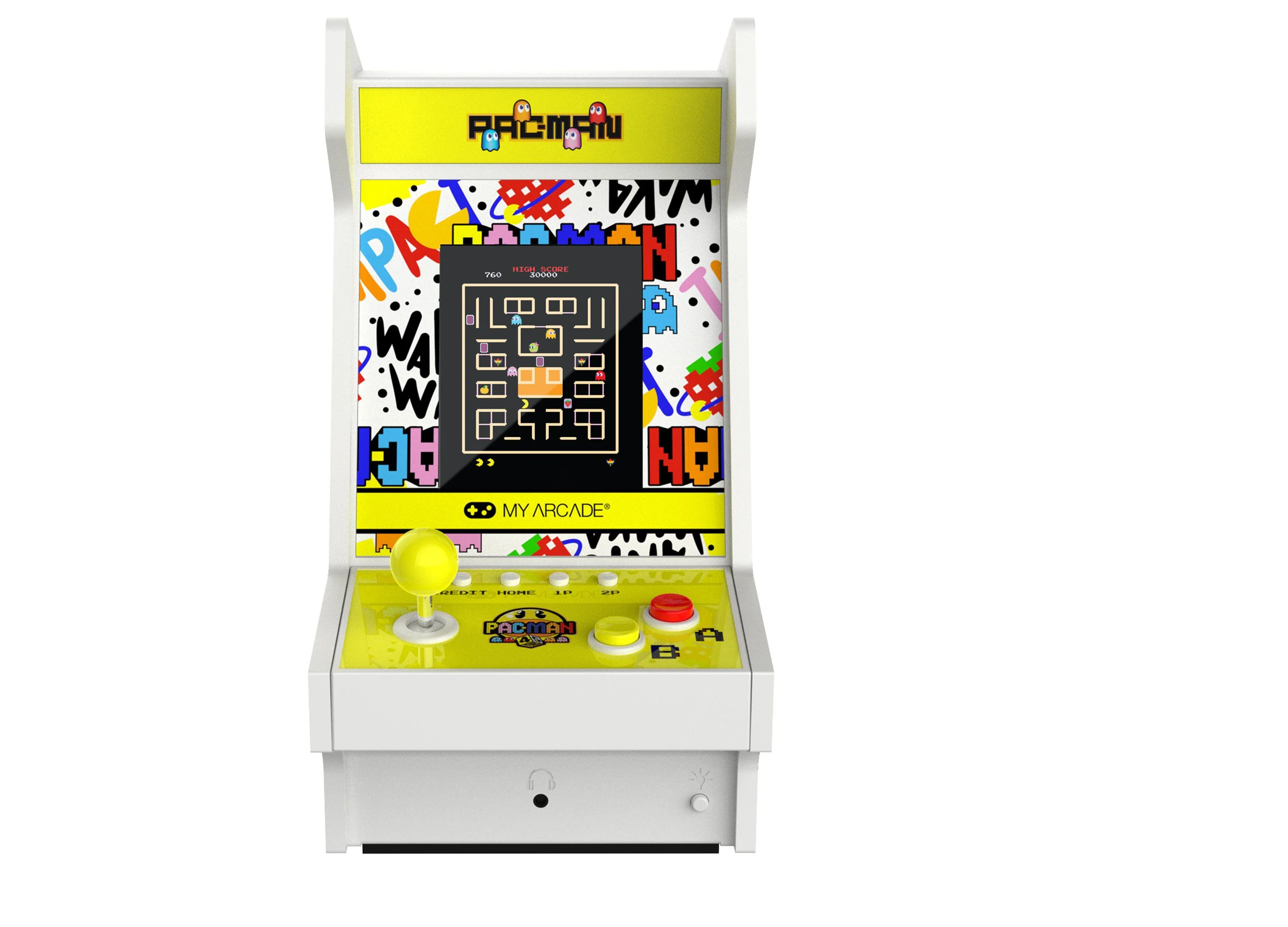 My Arcade Pac-Man 45th Anniversary Mighty Player Portable Retro Arcade With 14 Games