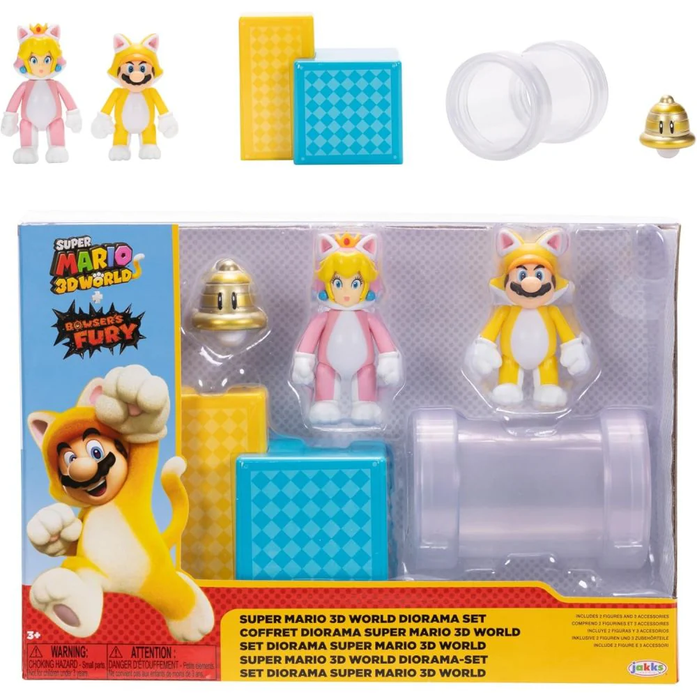 Nintendo Super Mario Adventure – 2.5 Inch Course Complete Playset