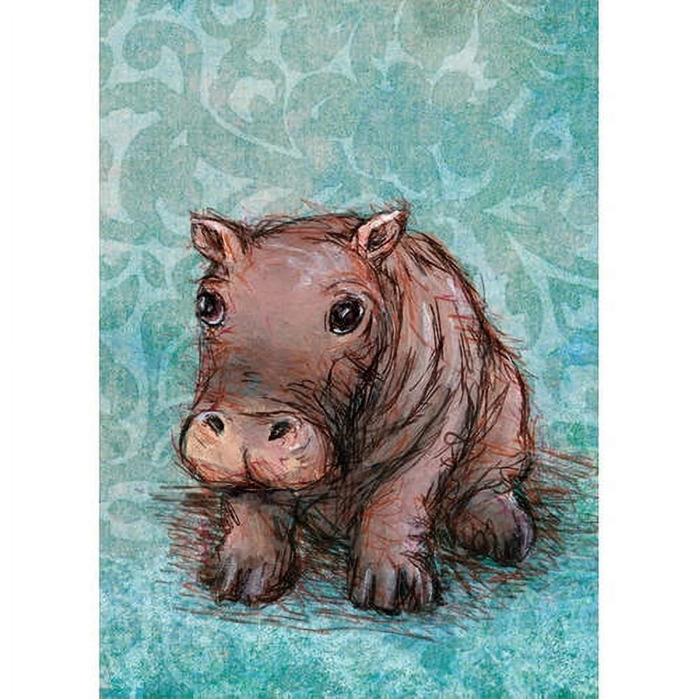 Oopsy Daisys Little Hippo Baby Board Book