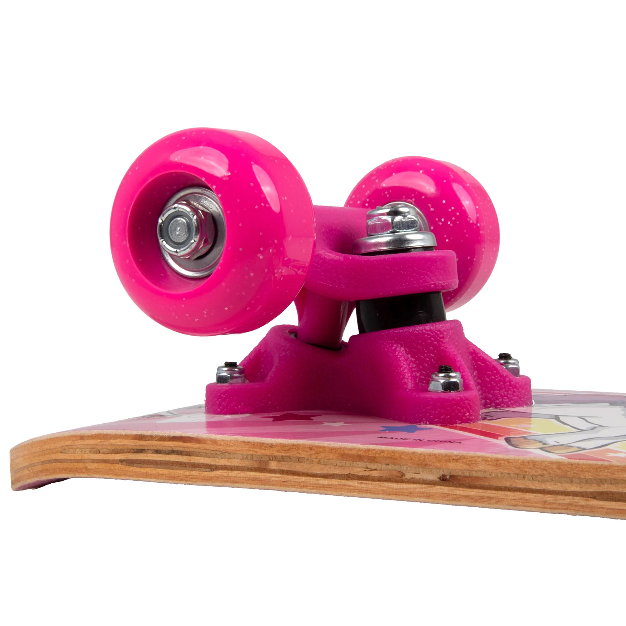 Ozbozz 17" Unicorn Skateboard with Flashing Wheels & Magical Design - Image 4