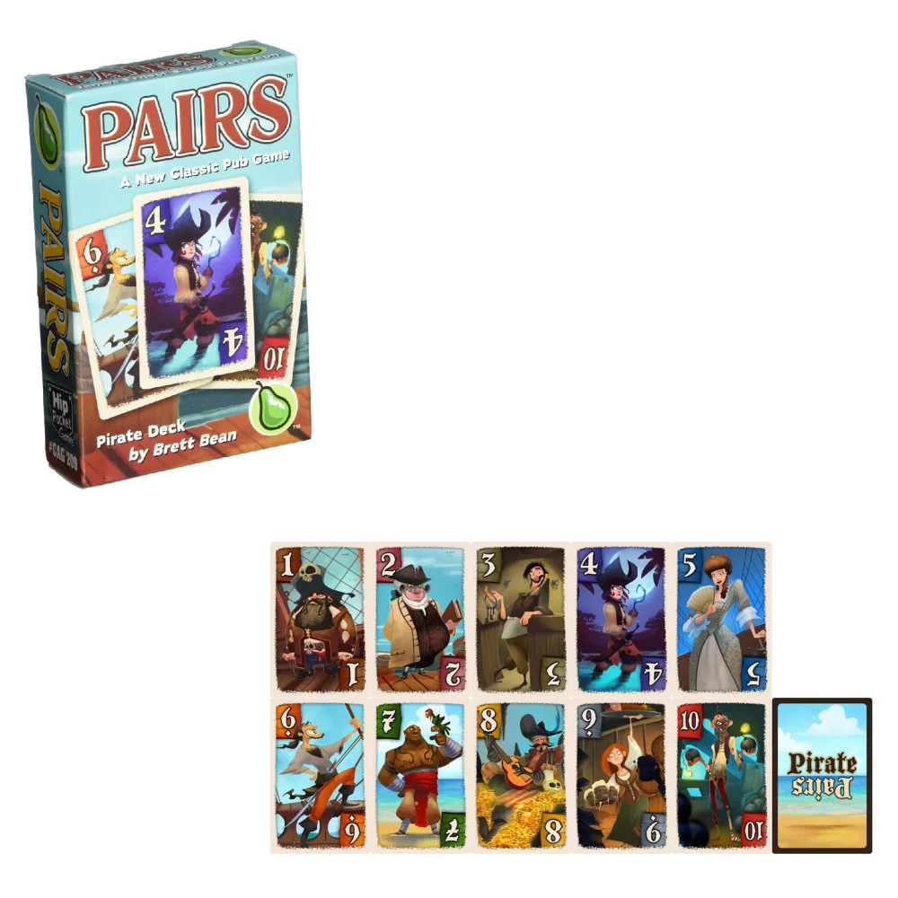 Pairs Pirate Deck Press Your Luck Card Game by Cheapass Games - Image 2