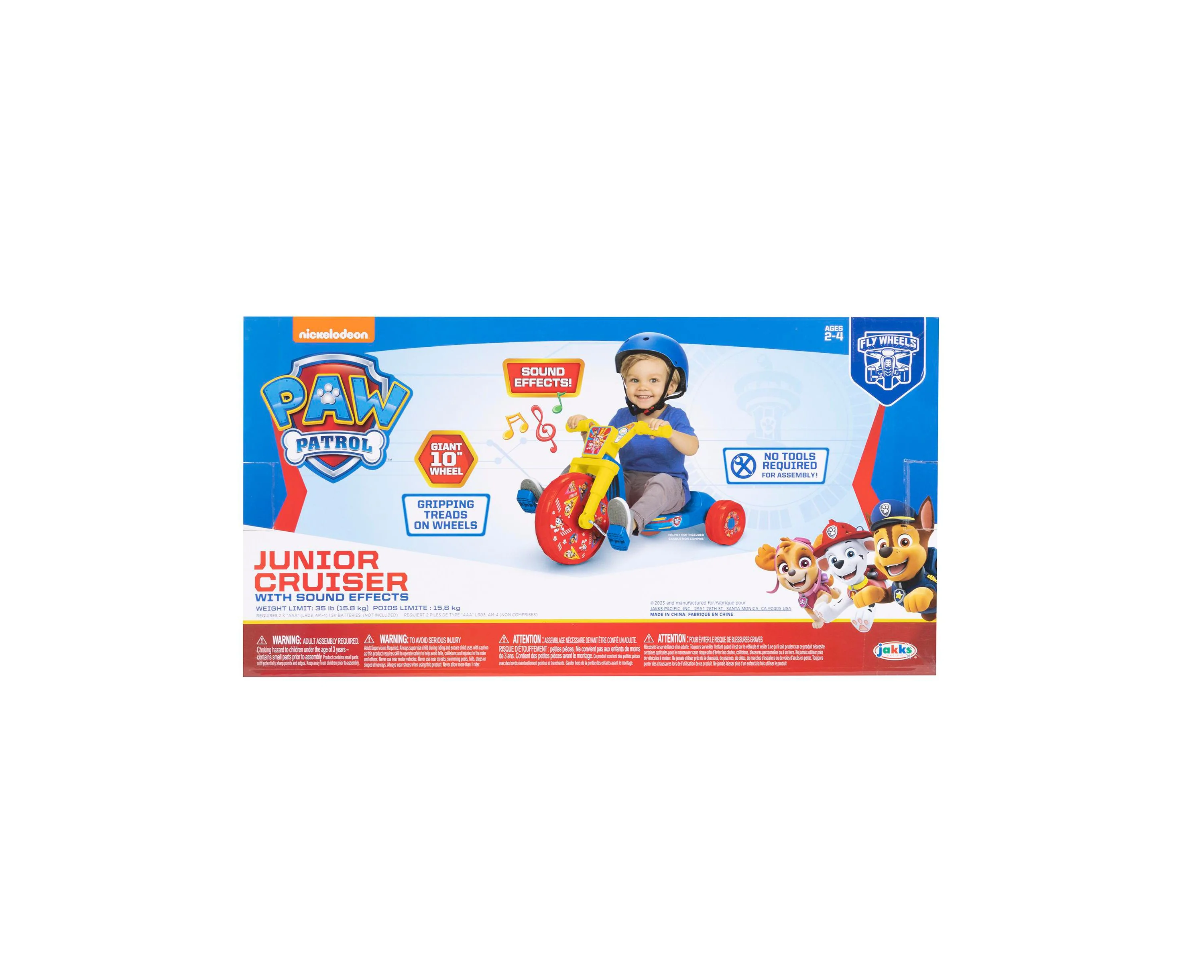 Paw Patrol 10" Fly Wheel Cruiser - Chase & Marshall Edition - Image 2