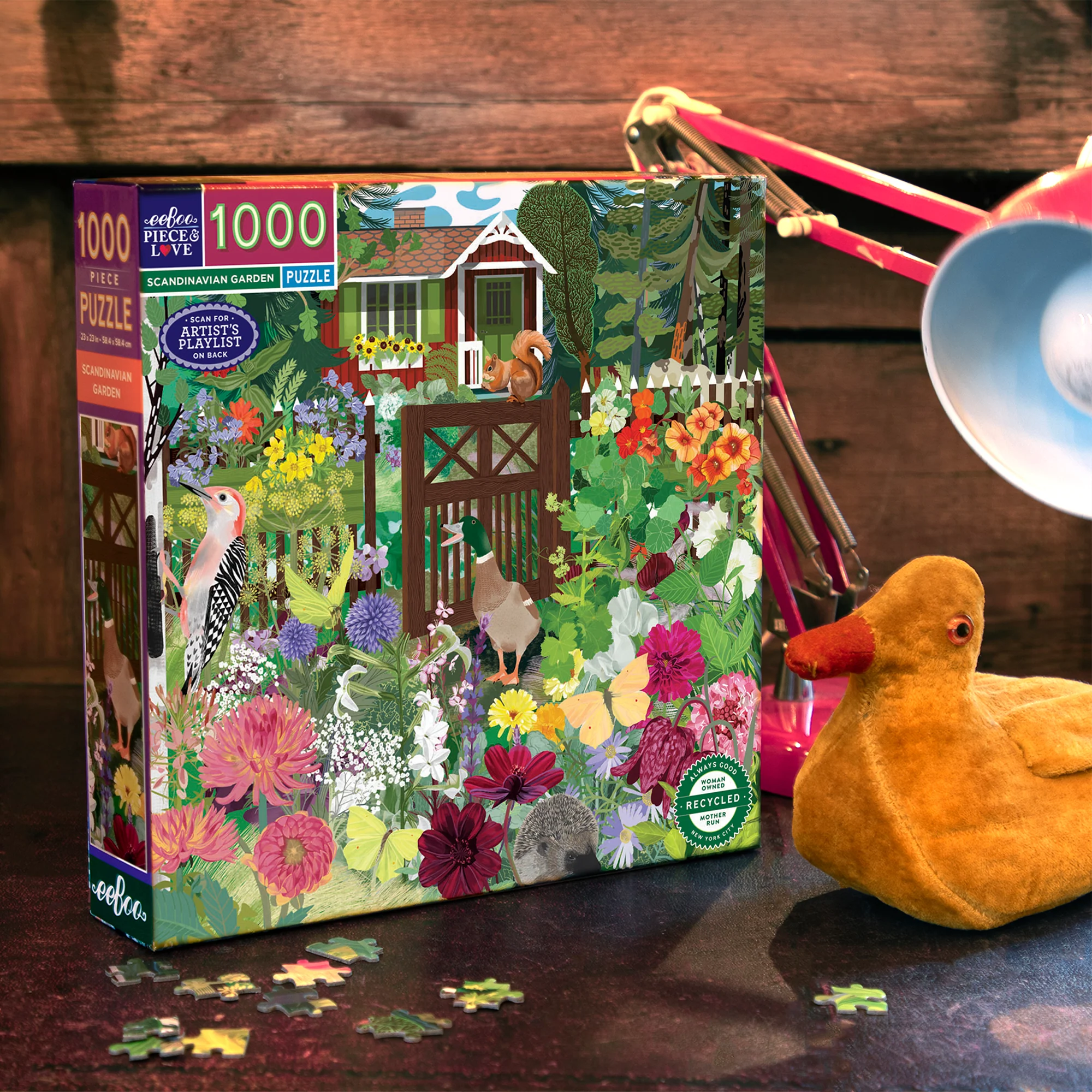 Piece&Love Scandinavian Garden 1000 pc Puzzle - Image 3