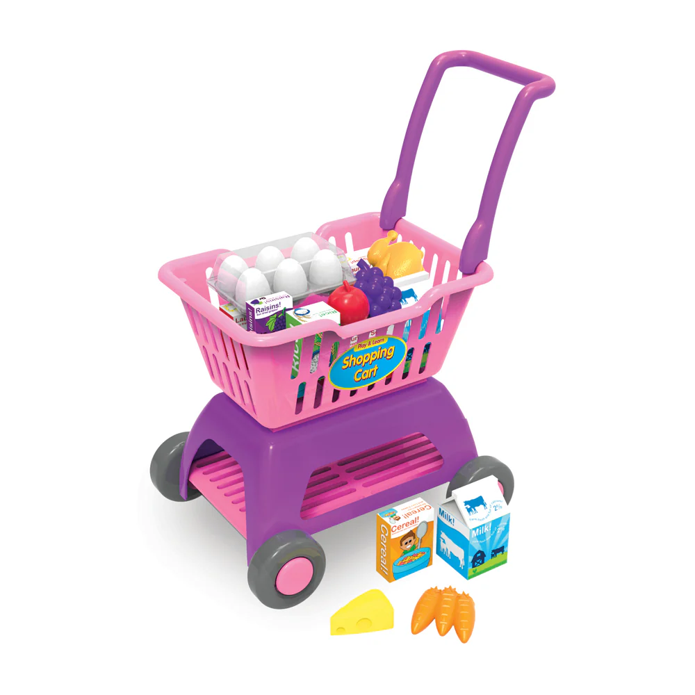 The Learning Journey Play & Learn Shopping Cart - Interactive Pretend Playset - Image 2