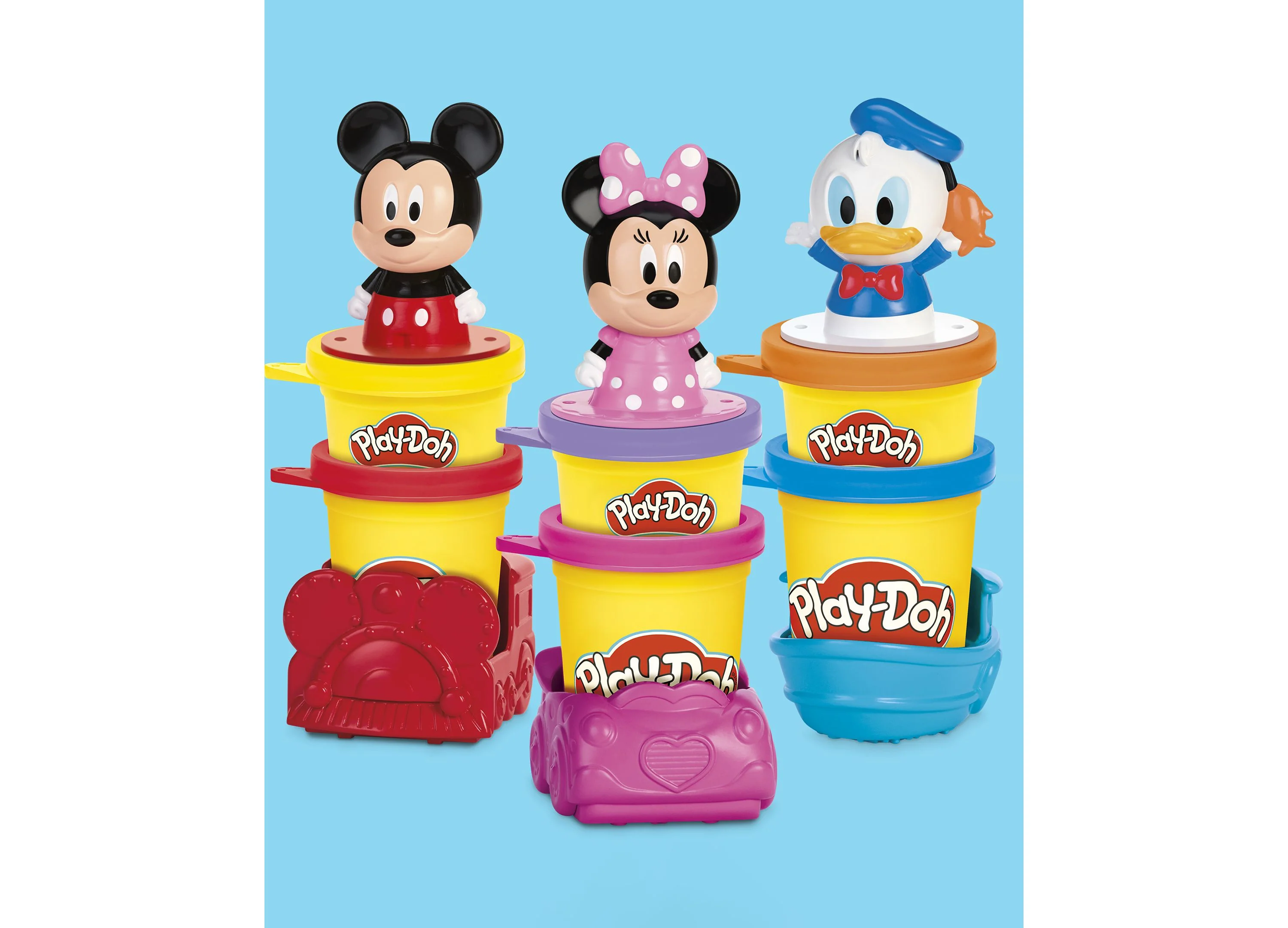 Play-Doh Disney Junior Mickey Mouse Stamp and Go Creative Megapack - Image 3