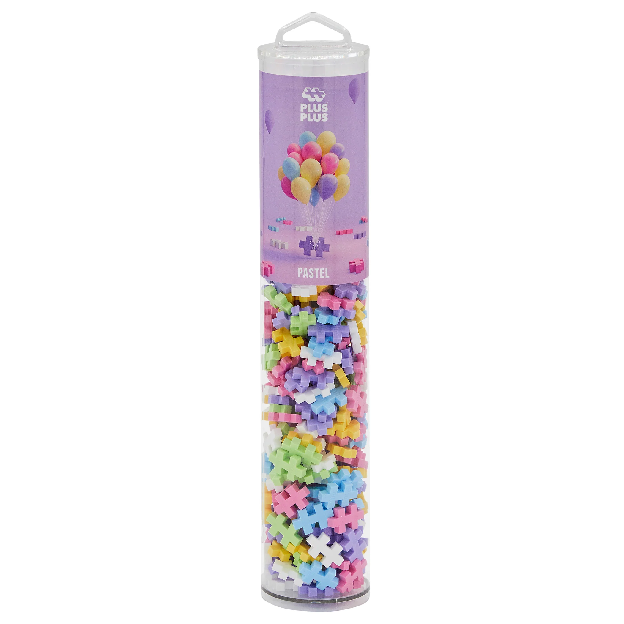 Plus-Plus Pastel 240-Piece Building Set - Creative Open-Ended Play Tube - Image 5
