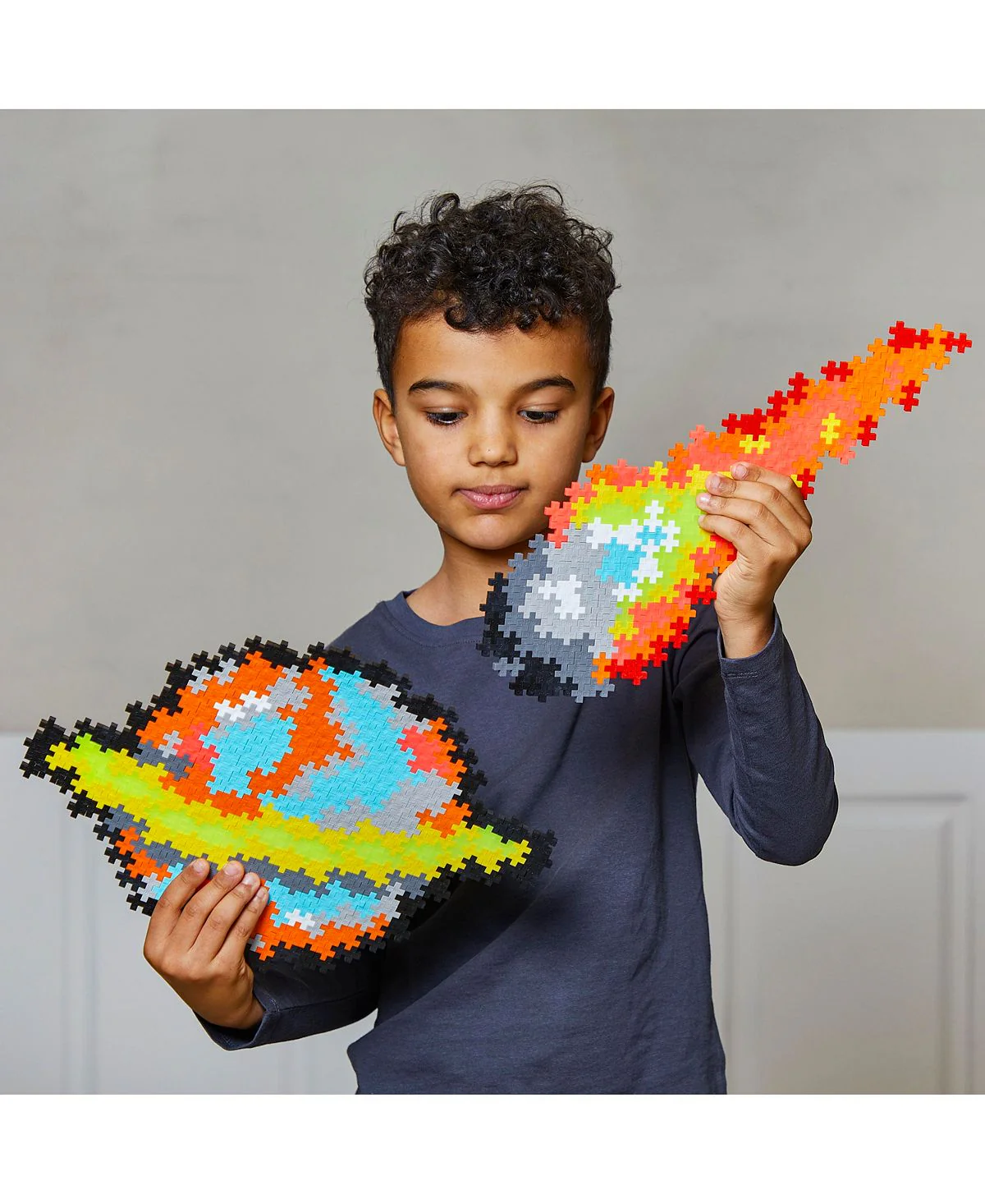 Plus-Plus Puzzle By Number - 500 Piece Space Themed Puzzle - Image 6