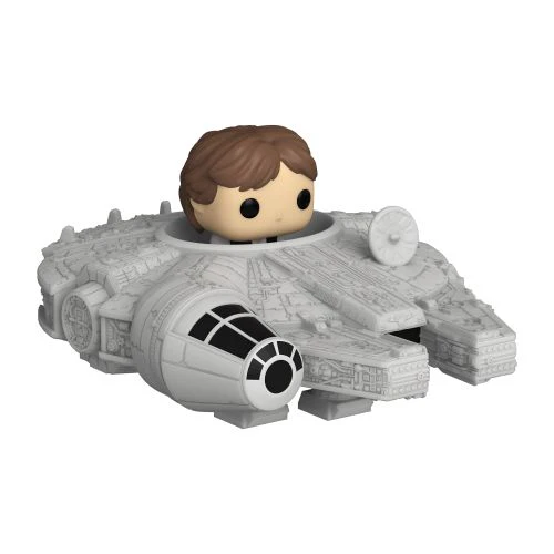 Funko Bitty POP! Rides Han Solo Millennium Falcon Collectible Vinyl Figure - Image 3