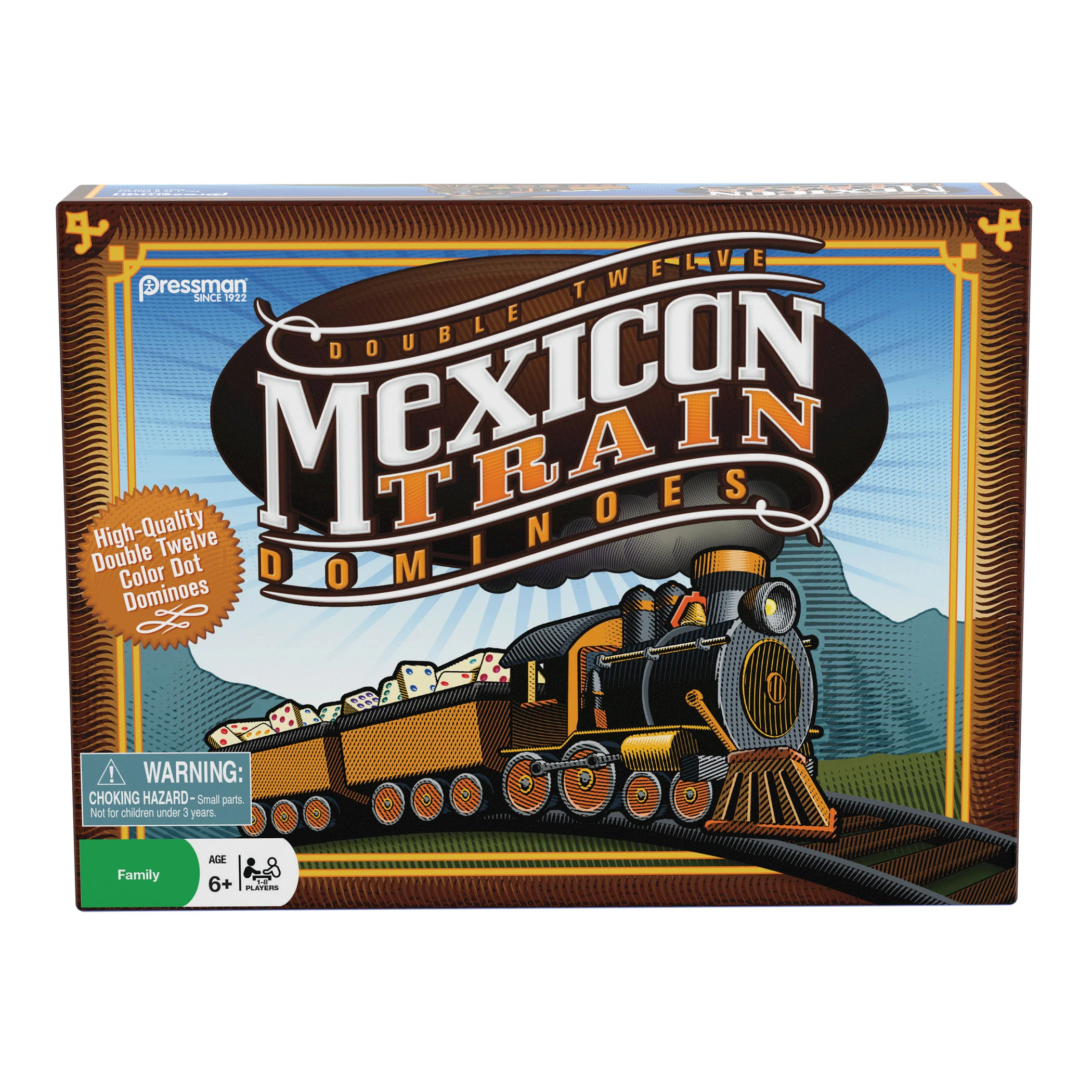 Pressman Mexican Train Dominoes Game Set - Image 2