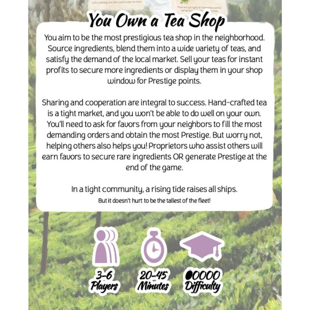 Prosperitea Artisanal Tea Blending Strategy Board Game - Image 3