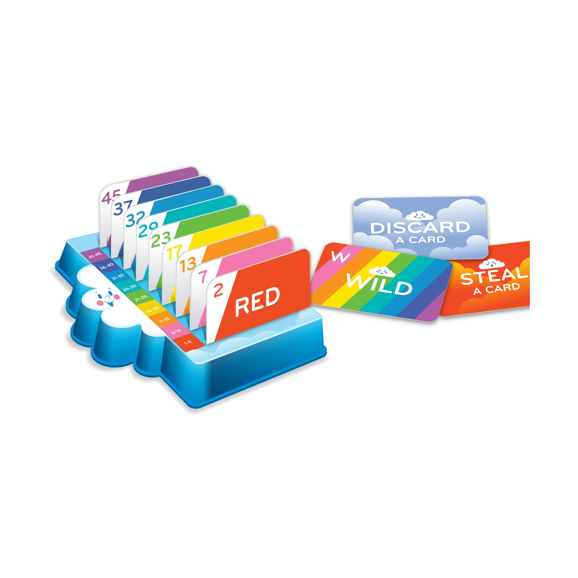 Rack-O Jr. Rainbow Sequence Card Game - Image 4