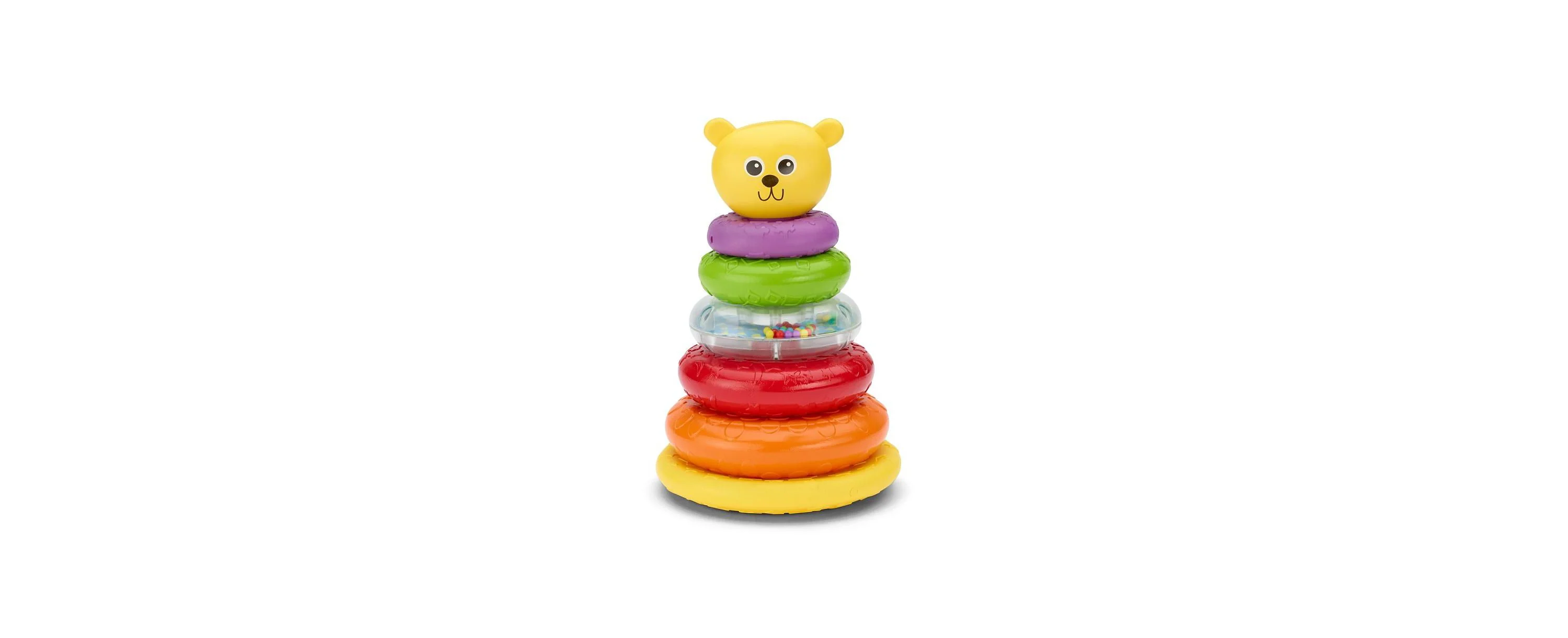 Toys R Us Rainbow Bear Stacker Set – Vibrant Multi-Colored Rings