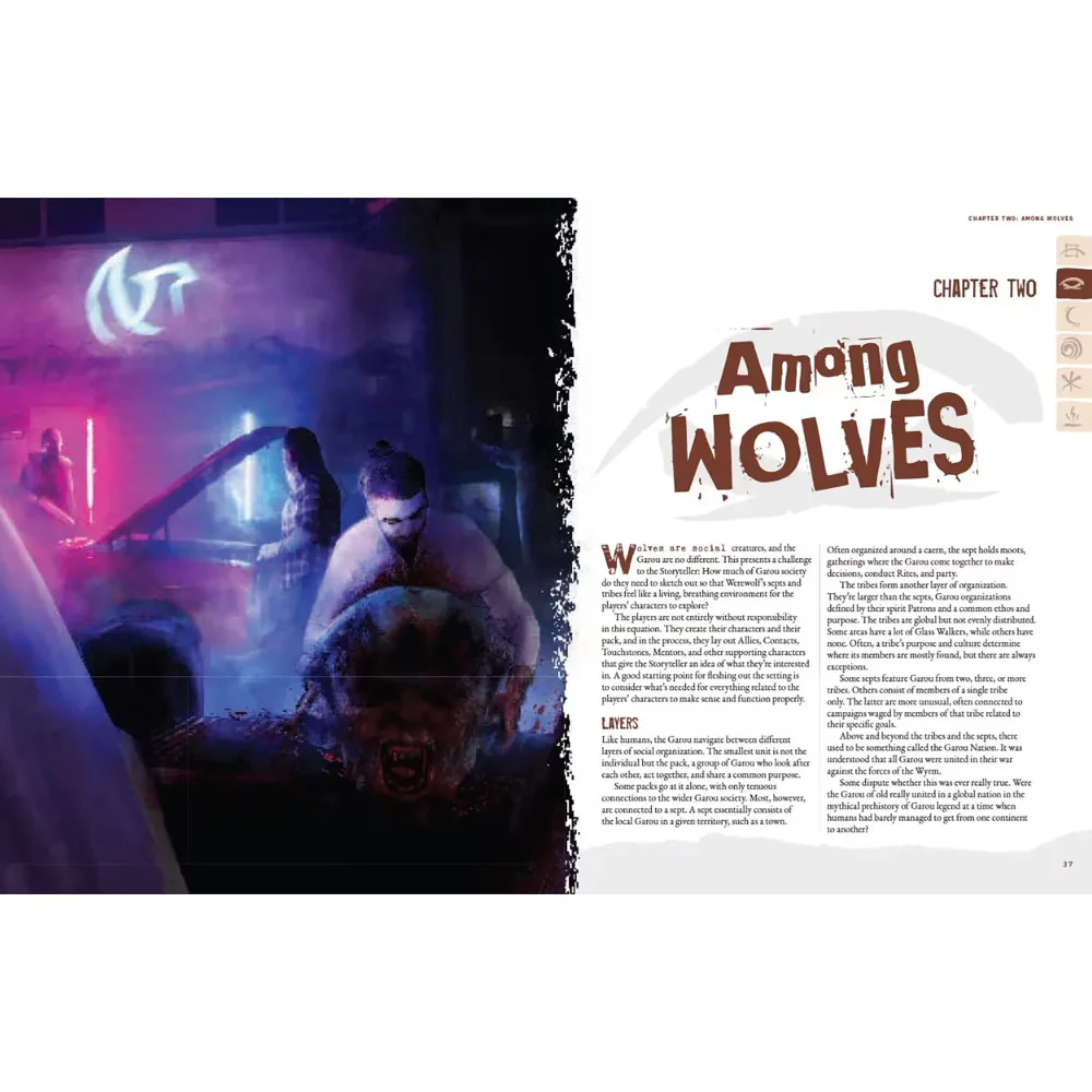Renegade Game Studios: Werewolf: The Apocalypse Shattered Nation RPG Book - Image 2